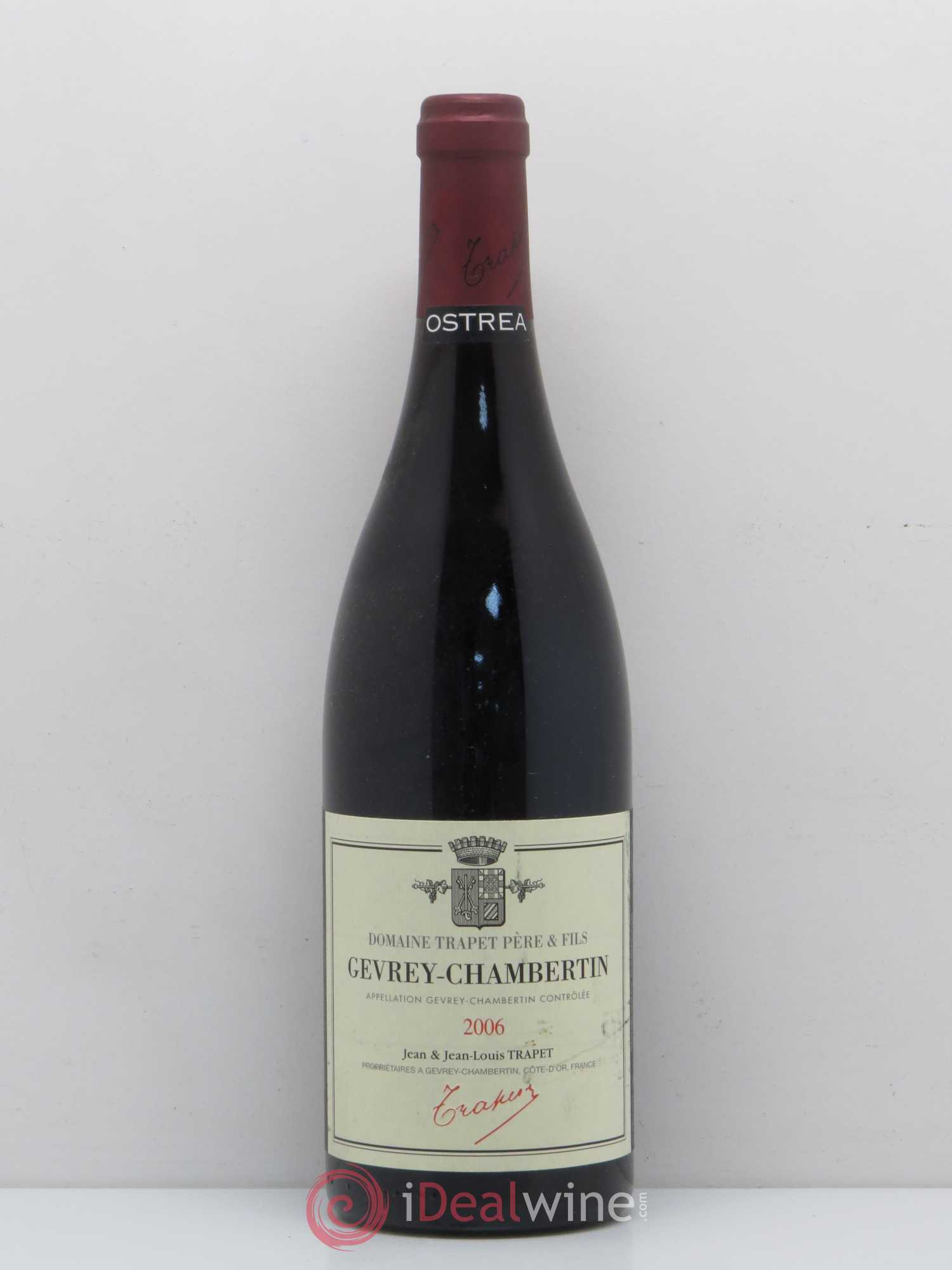 Gevrey-Chambertin Ostrea Domaine Trapet 2006 - Lot de 1 bouteille - 0