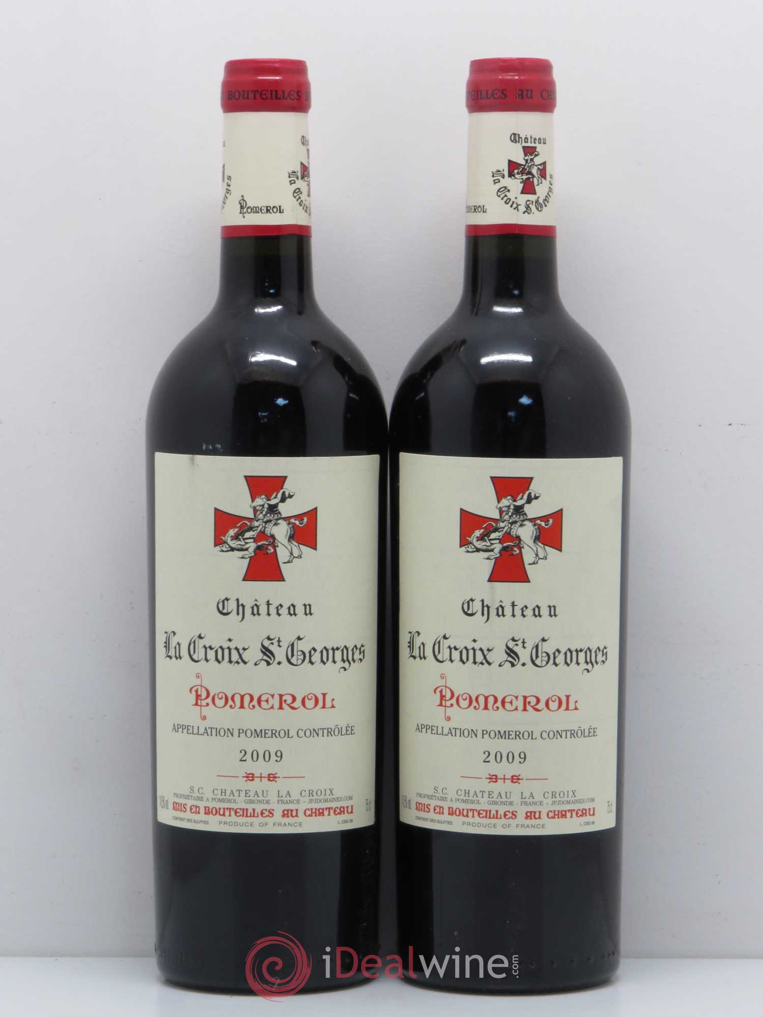 Château la Croix Saint-Georges 2009 - Lot de 2 bouteilles - 0