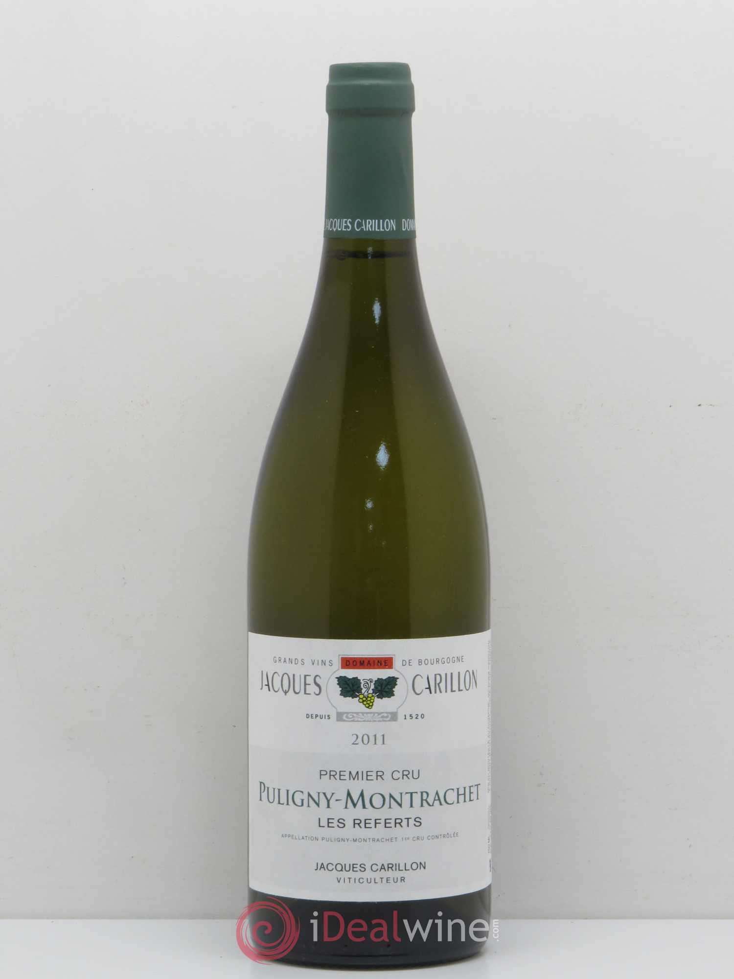 Puligny-Montrachet 1er Cru Les Referts Jacques Carillon 2011 - Posten von 1 Flasche - 0