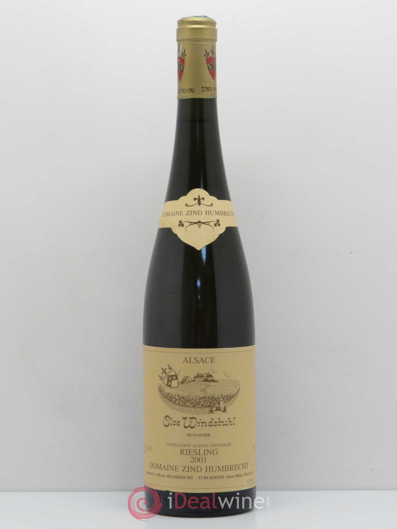 Alsace Riesling Clos Windsbuhl Zind-Humbrecht (Domaine) 2001 - Posten von 1 Flasche - 0