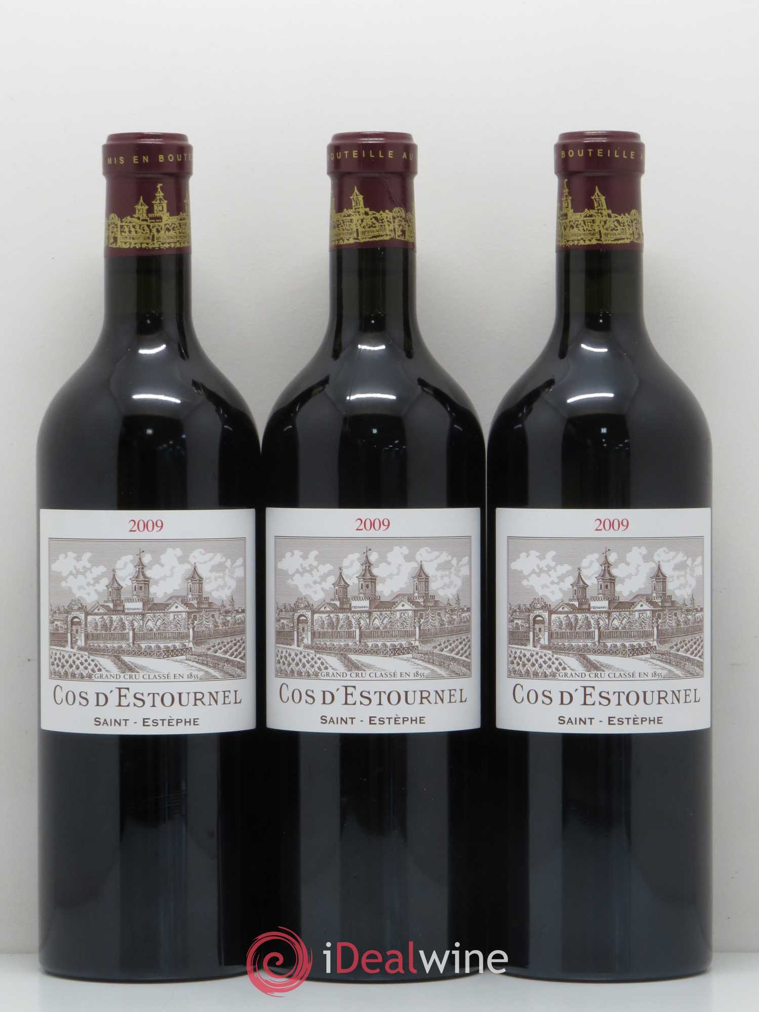 Cos d'Estournel 2ème Grand Cru Classé 2009 - Lot de 3 bouteilles - 0