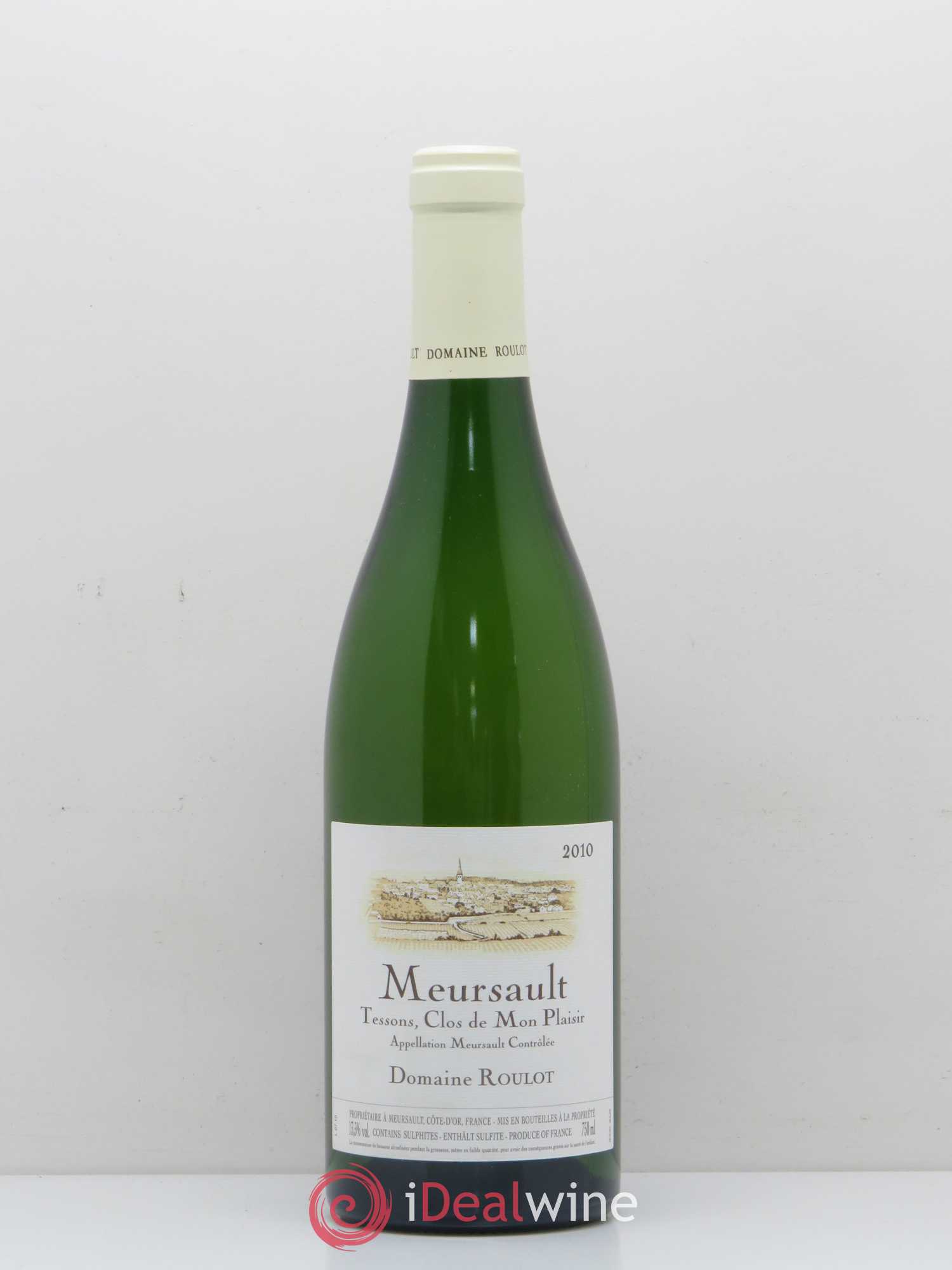 Meursault Les Tessons Clos de Mon plaisir Roulot (Domaine) 2010 - Lot de 1 bouteille - 0