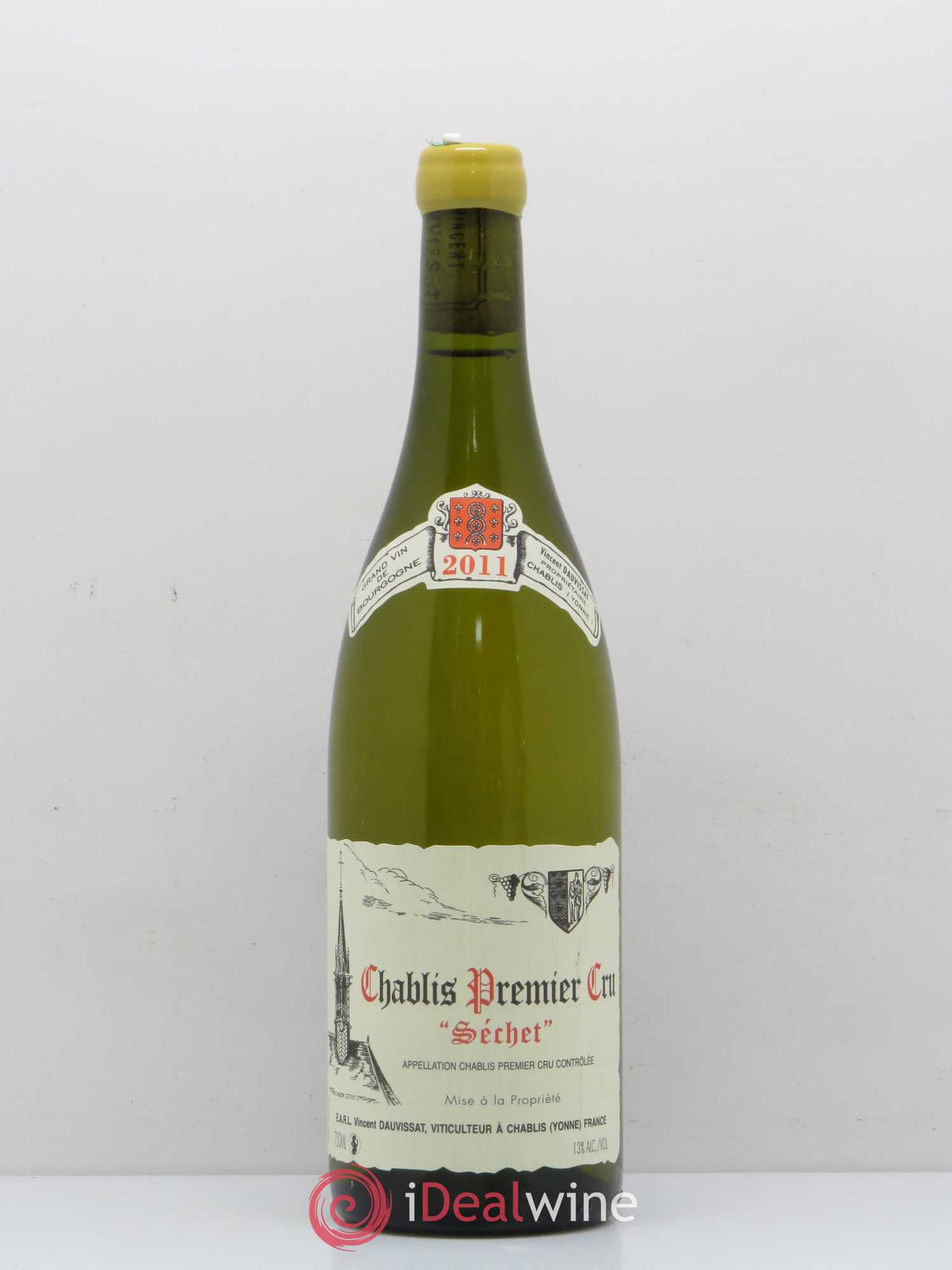 Chablis 1er Cru Séchet Vincent Dauvissat (Domaine) 2011 - Lot de 1 bouteille - 0