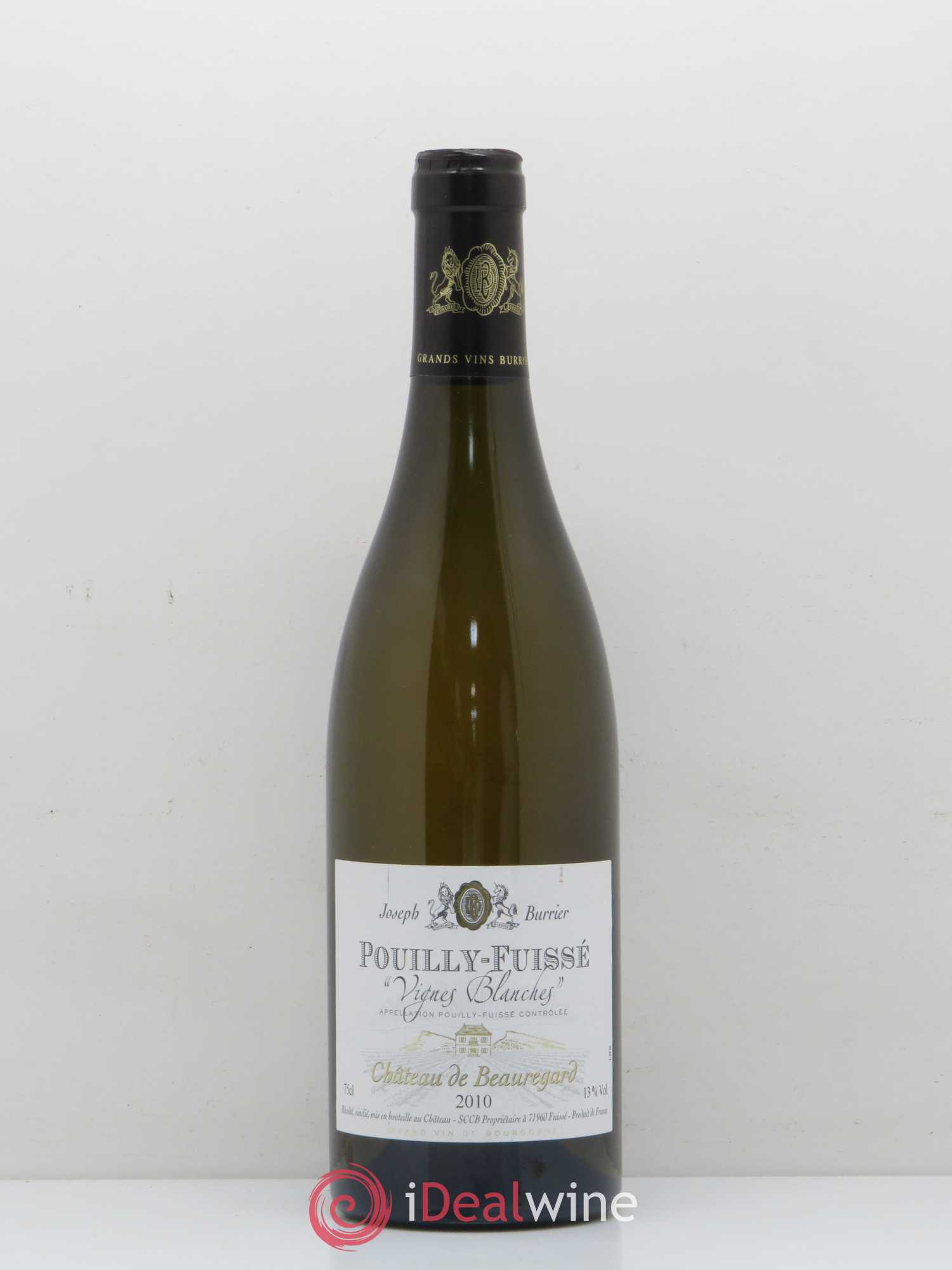 Pouilly-Fuissé Les Vignes Blanches Château de Beauregard 2010 - Posten von 1 Flasche - 0