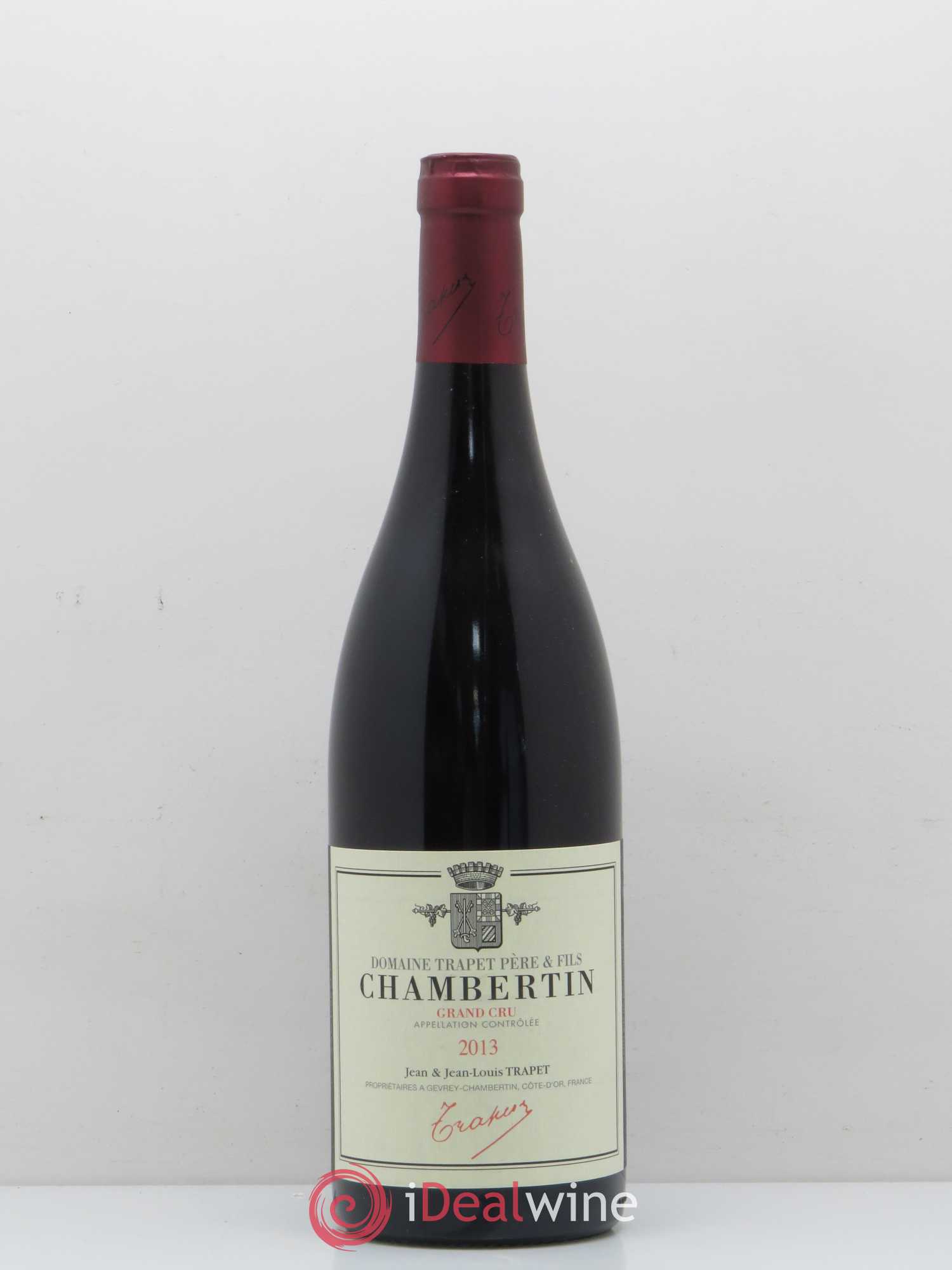 Chambertin Grand Cru Domaine Trapet 2013 - Lot de 1 bouteille - 0