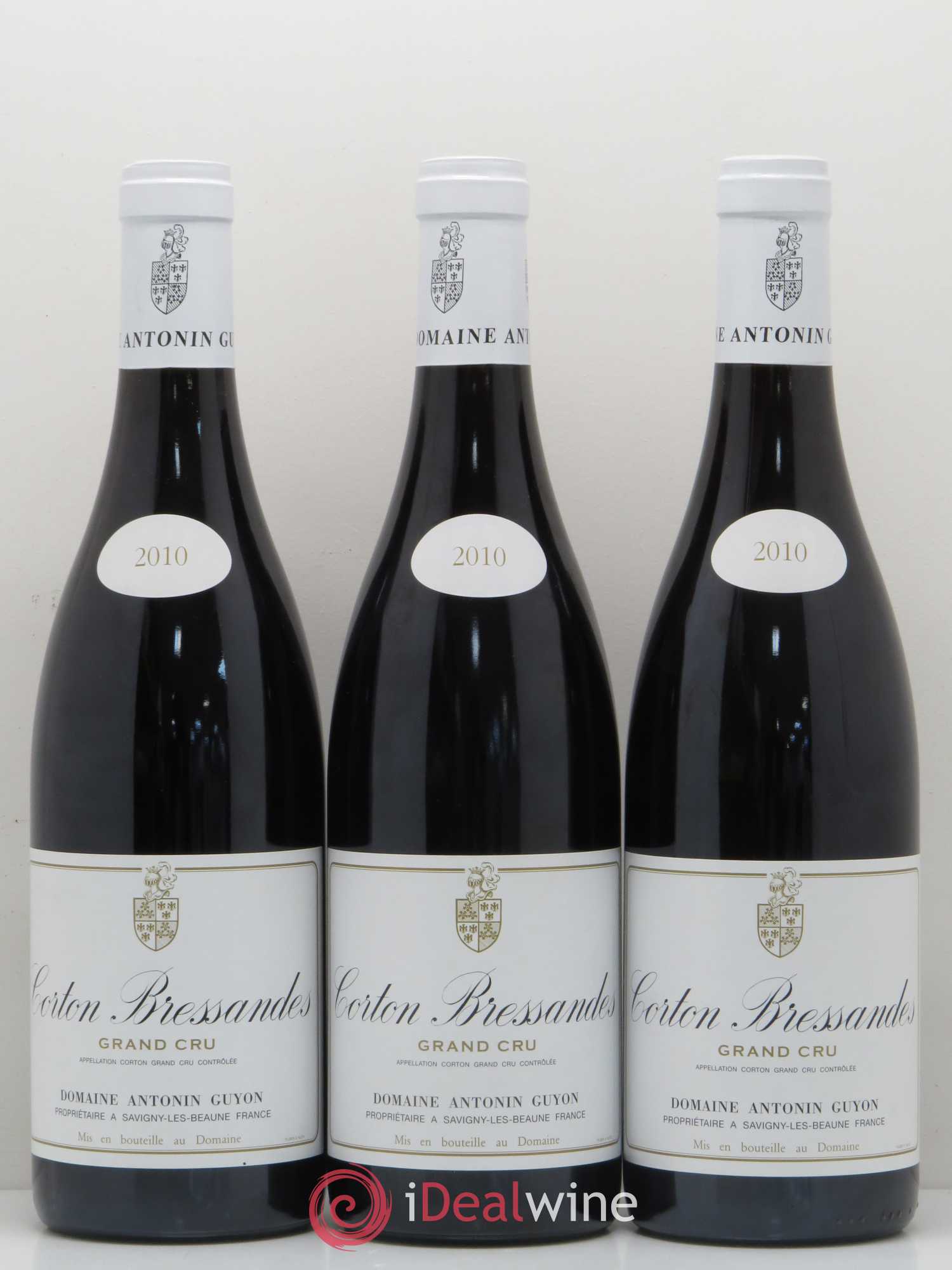 Corton Grand Cru Bressandes Domaine Antonin Guyon 2010 - Posten von 3 Flaschen - 0