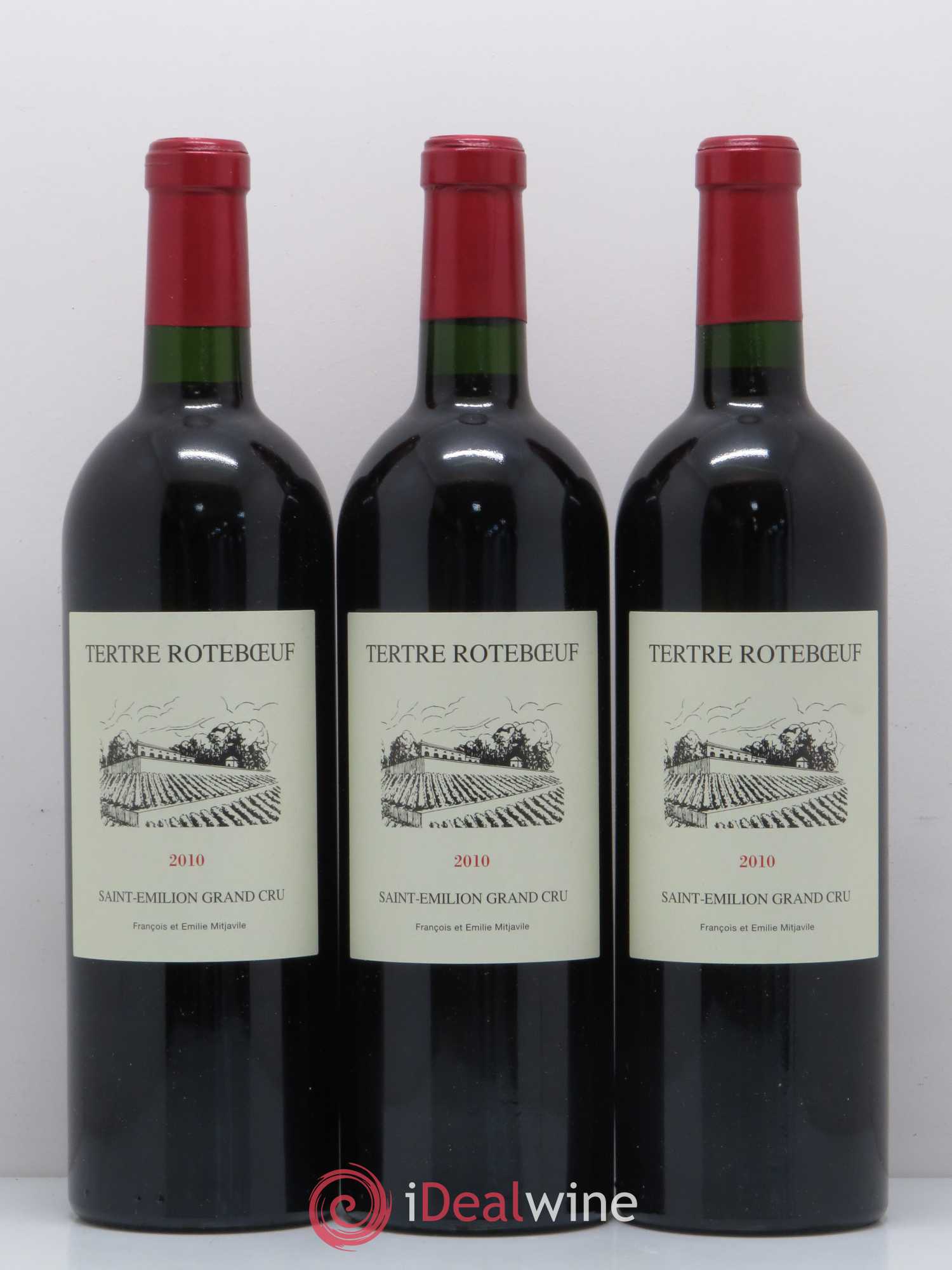 Château Tertre Roteboeuf 2010 - Lot de 3 bouteilles - 0