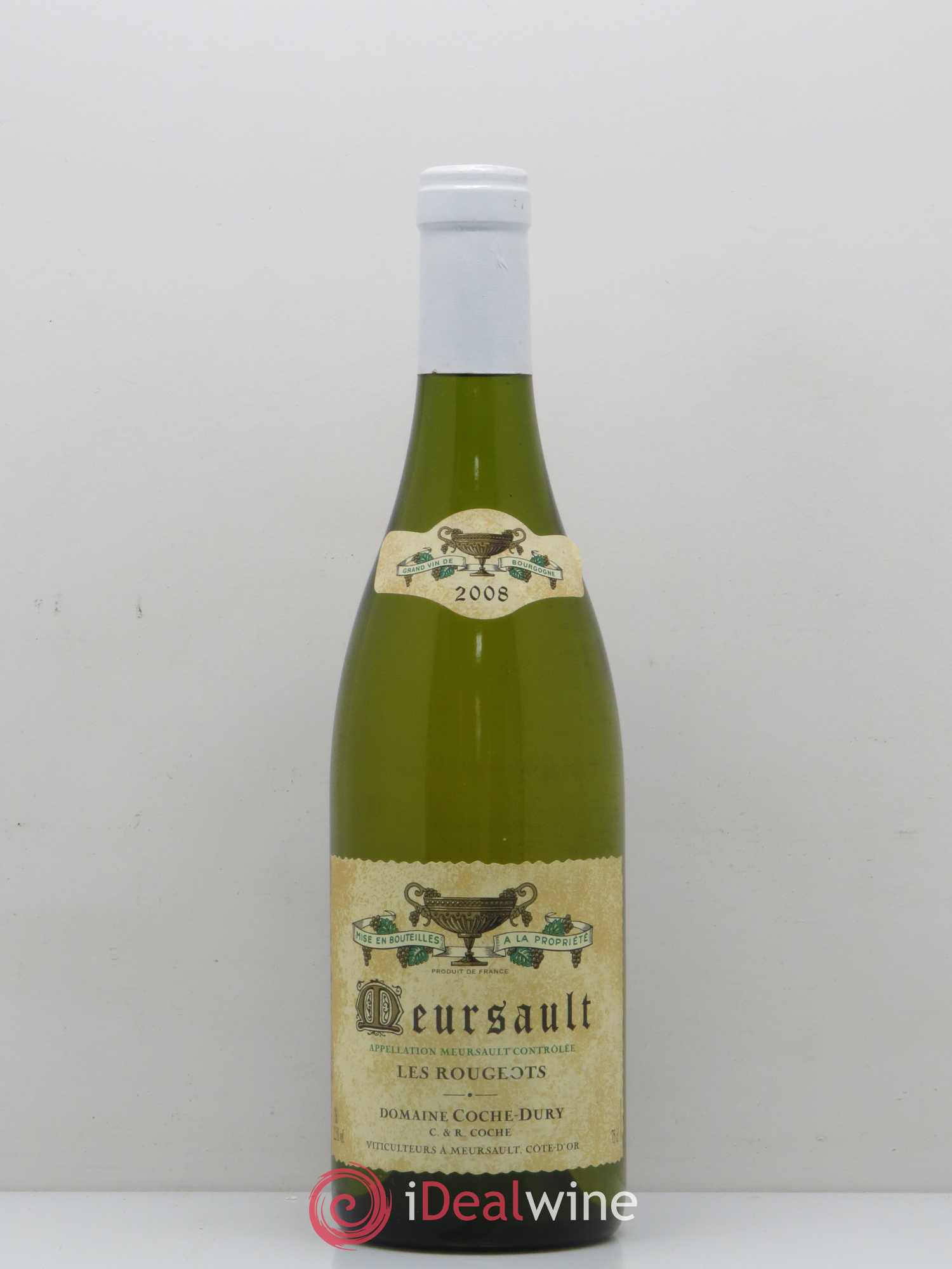 Meursault Les Rougeots Coche Dury (Domaine) 2008 - Lot de 1 bouteille - 0