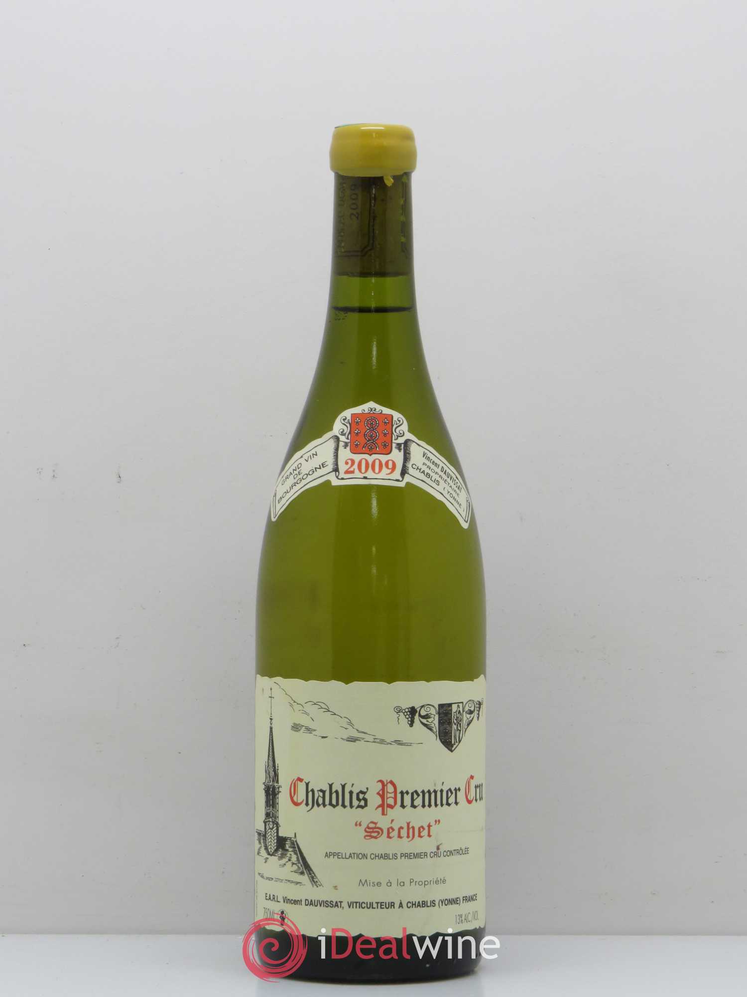 Chablis 1er Cru Séchet Vincent Dauvissat (Domaine) 2009 - Lot de 1 bouteille - 0