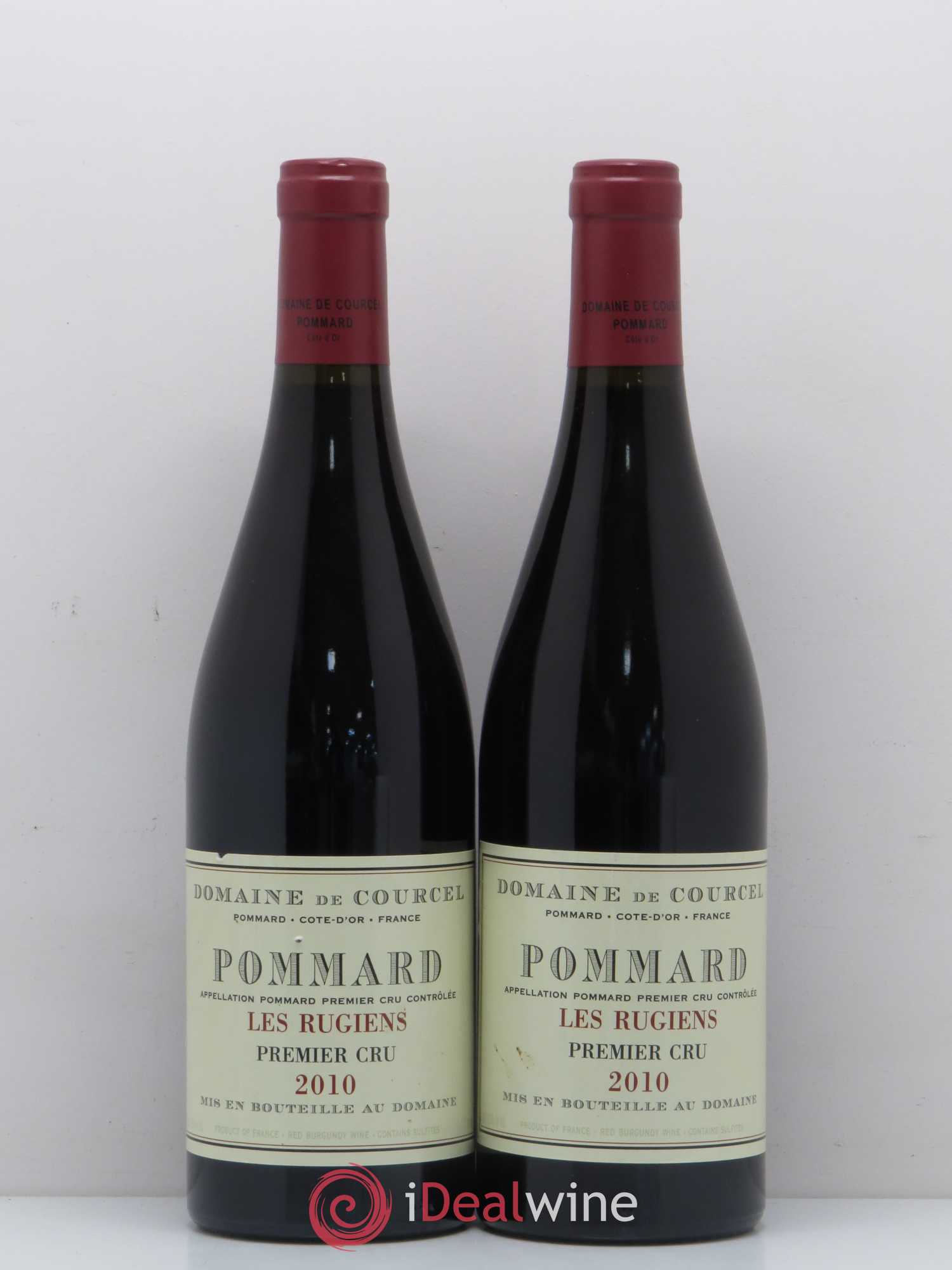 Pommard 1er Cru Les Rugiens de Courcel (Domaine) 2010 - Lot de 2 bouteilles - 0