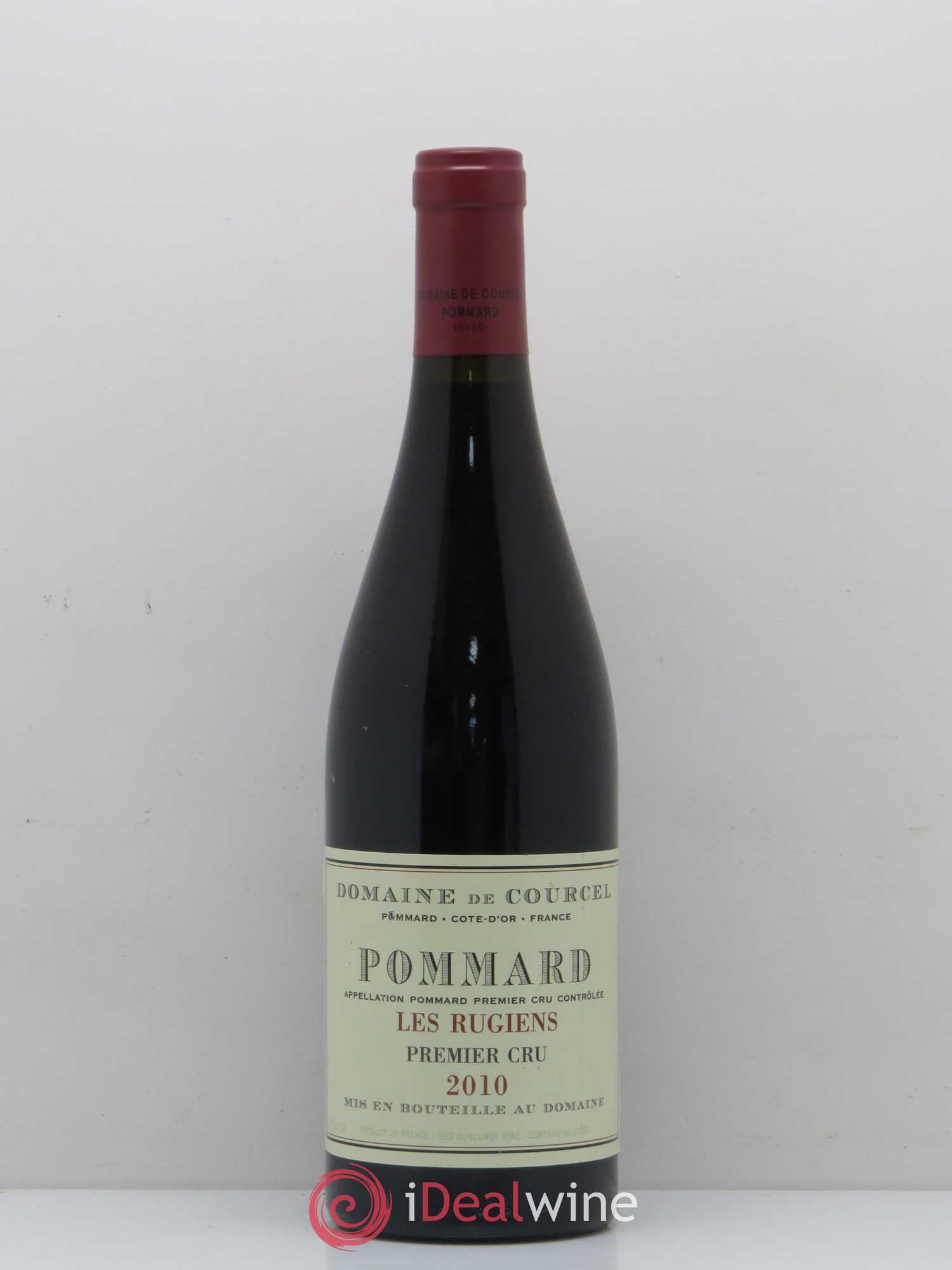 Pommard 1er Cru Les Rugiens de Courcel (Domaine) 2010 - Lot de 1 bouteille - 0