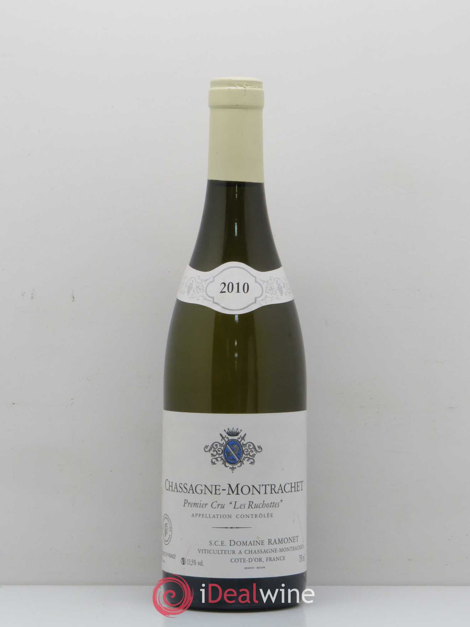 Chassagne-Montrachet 1er Cru Les Ruchottes Ramonet (Domaine) 2010 - Lot de 1 bouteille - 0