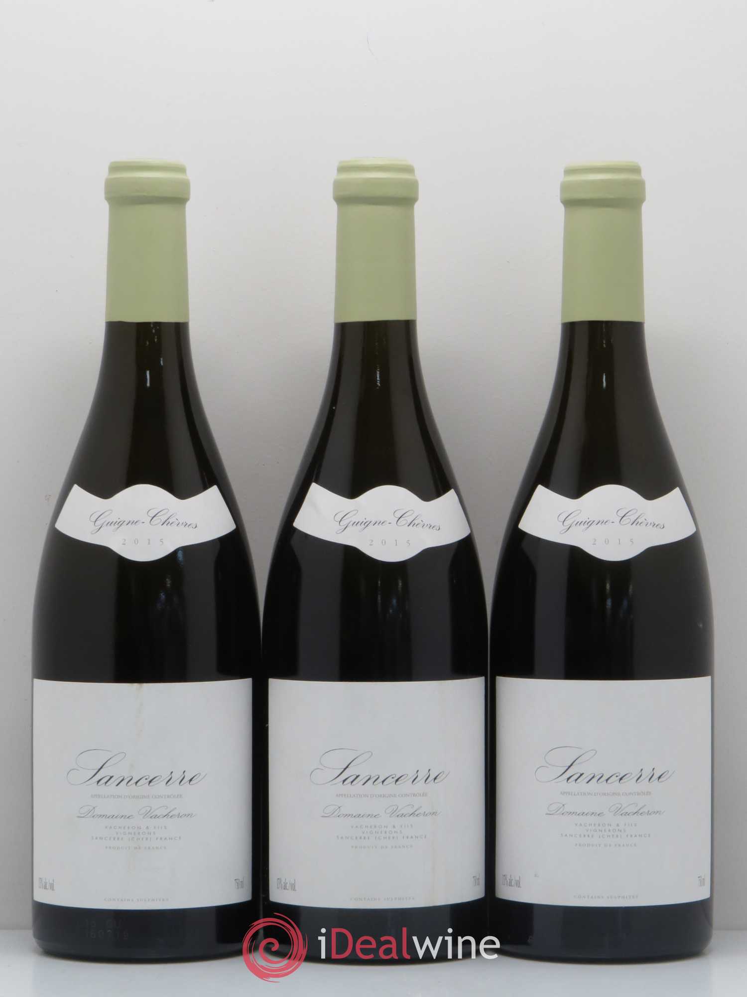 Sancerre Guigne Chèvres Domaine Vacheron et Fils 2015 - Lot de 3 bouteilles - 0