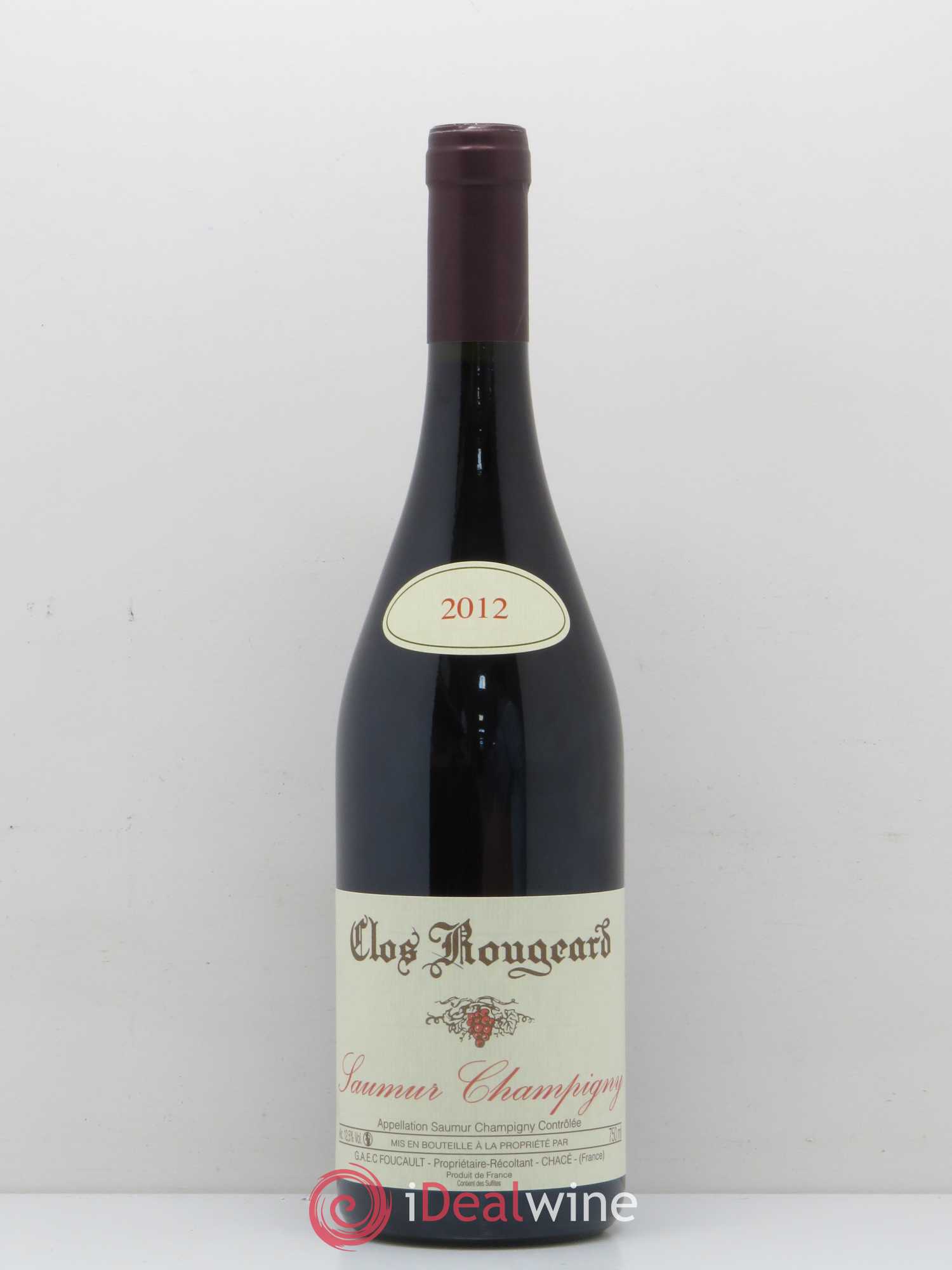 Saumur-Champigny Clos Rougeard (sans prix de réserve) 2012 - Lot de 1 bouteille - 0