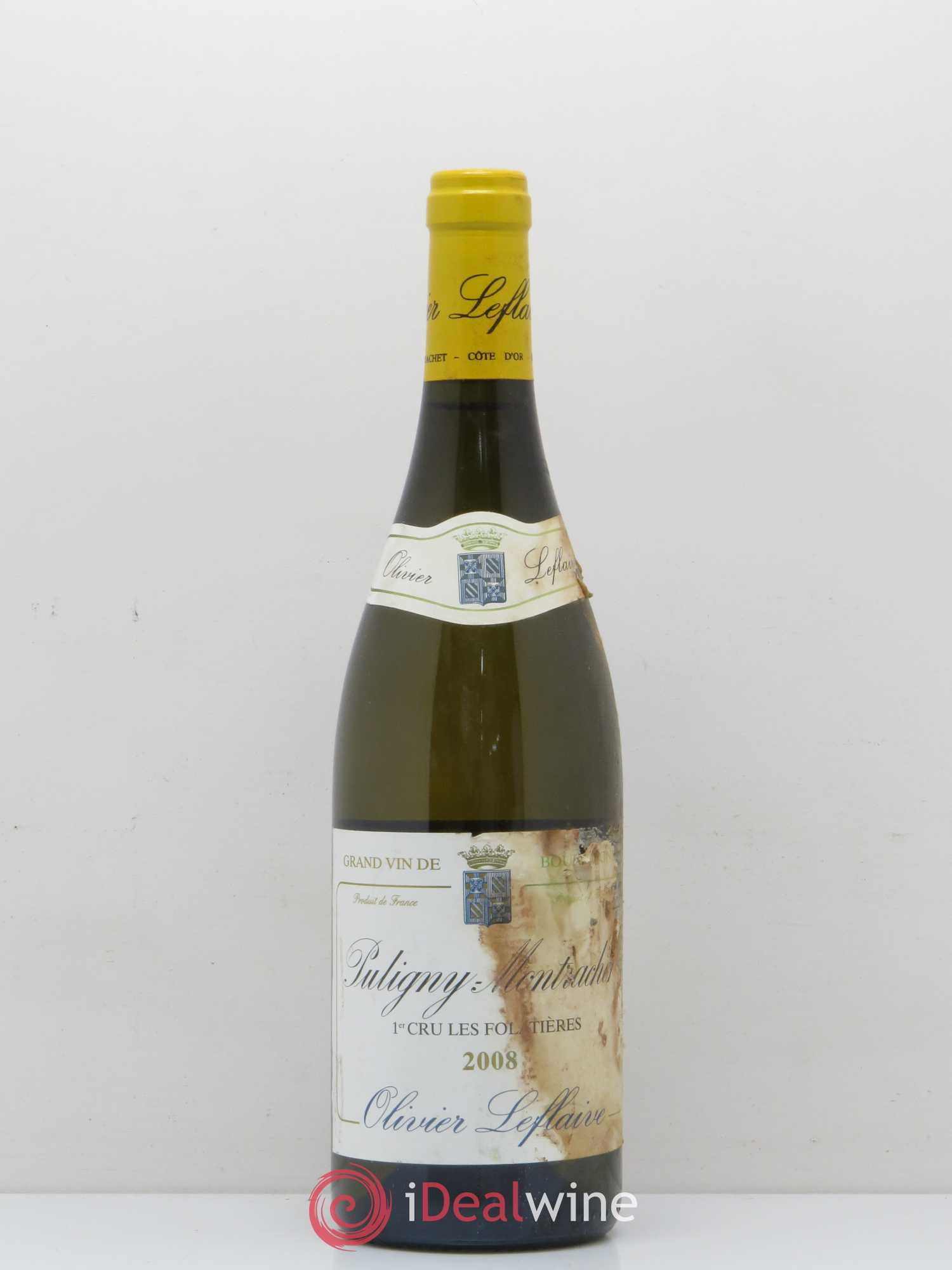 Puligny-Montrachet 1er Cru Les Enseignères Domaine Olivier Leflaive 2008 - Posten von 1 Flasche - 0