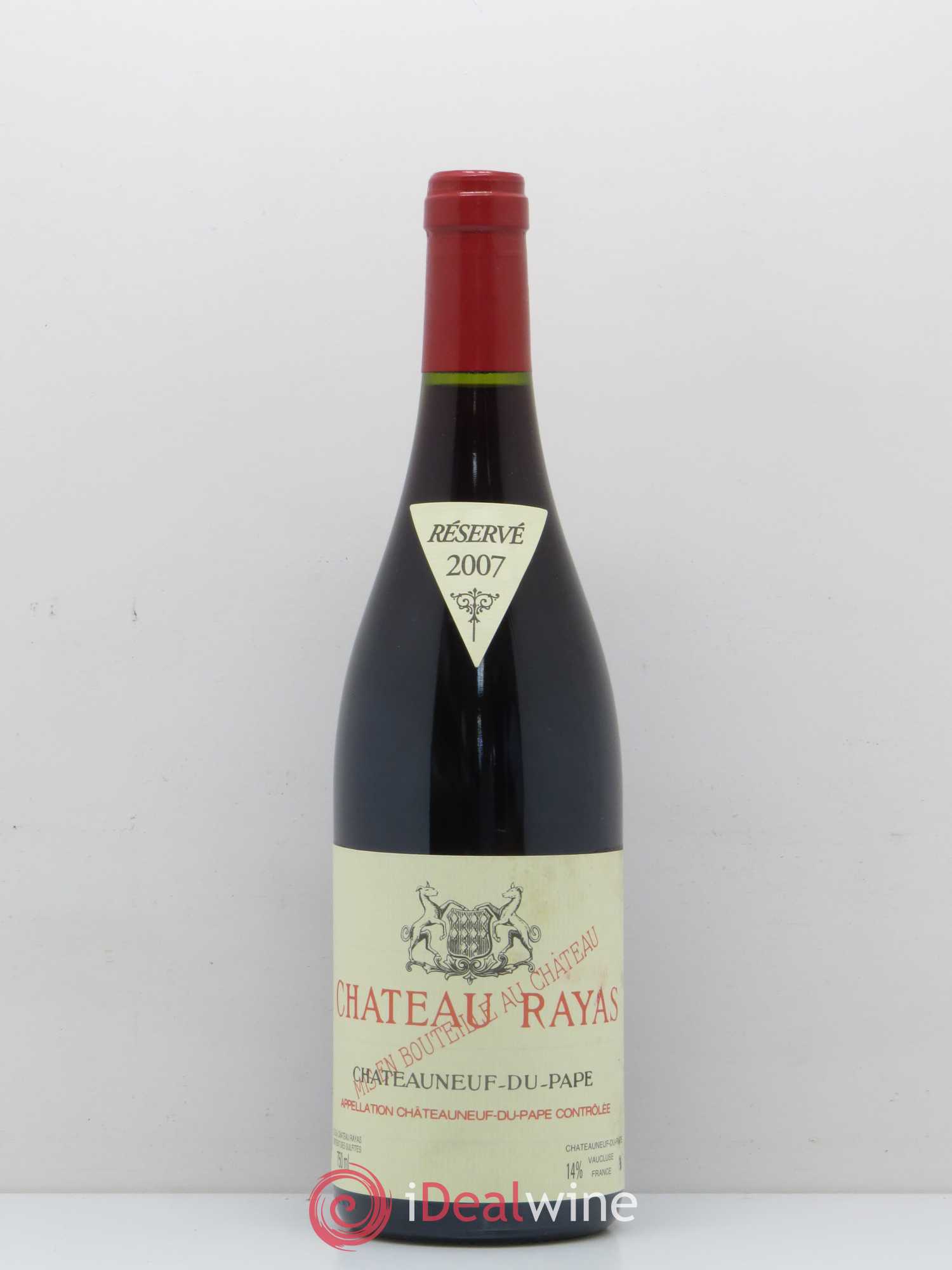 Châteauneuf-du-Pape Château Rayas Emmanuel Reynaud 2007 - Lot de 1 bouteille - 0