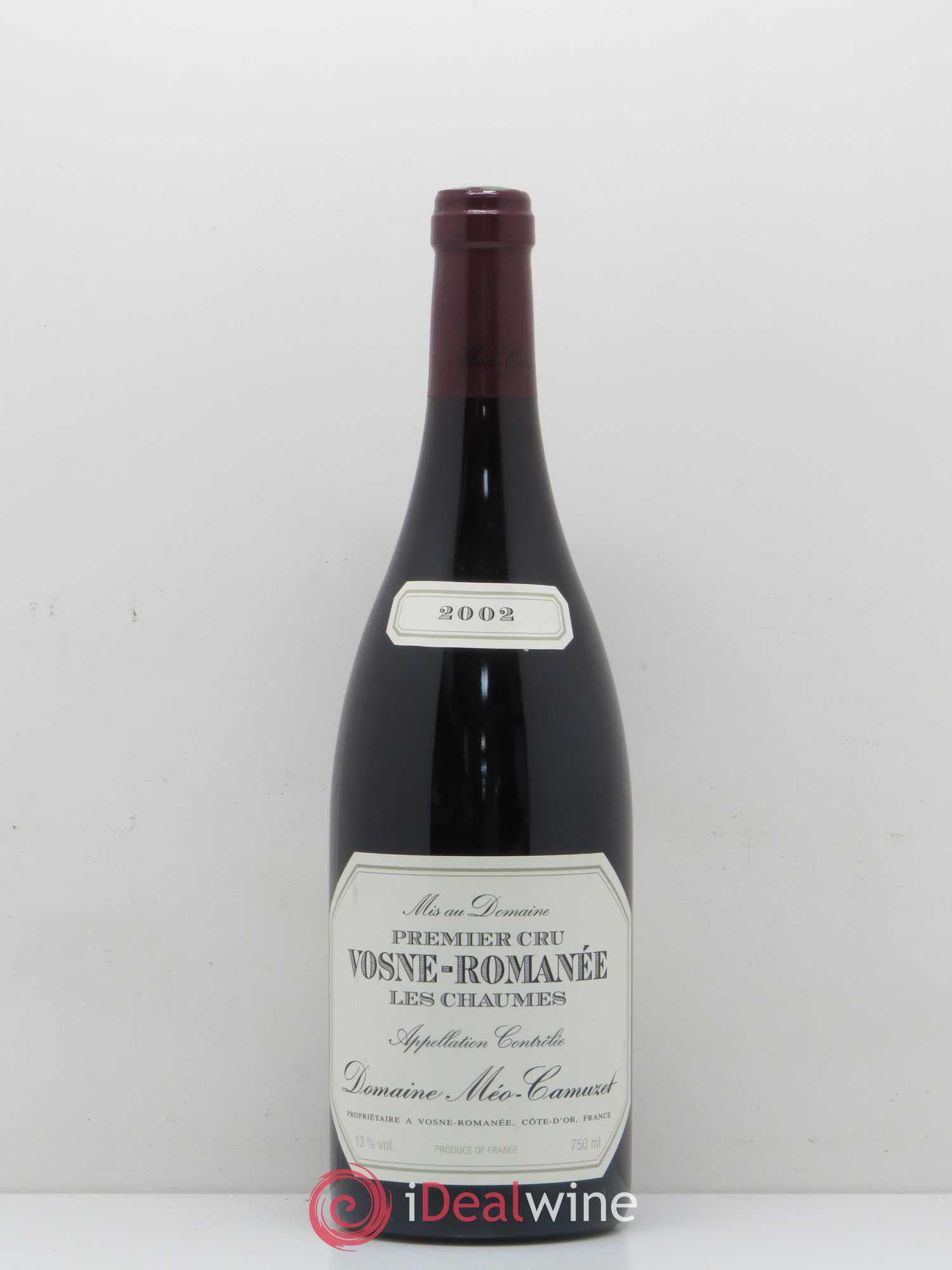 Vosne-Romanée 1er Cru Les Chaumes Méo-Camuzet (Domaine) 2002 - Lot de 1 bouteille - 0