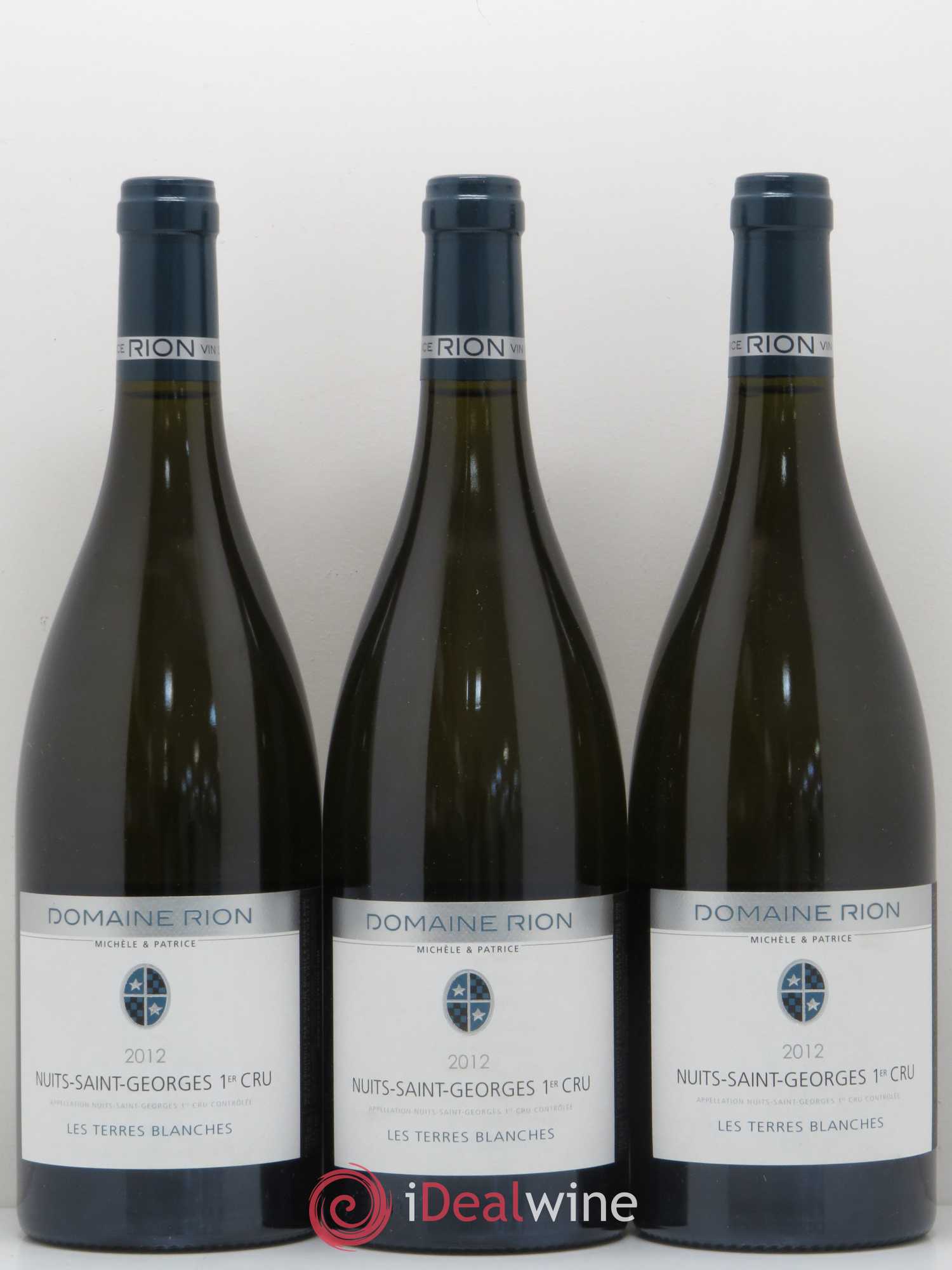 Nuits-Saint-Georges 1er Cru Les Terres Blanches Patrice Rion (Domaine) 2012 - Lot de 3 bouteilles - 0