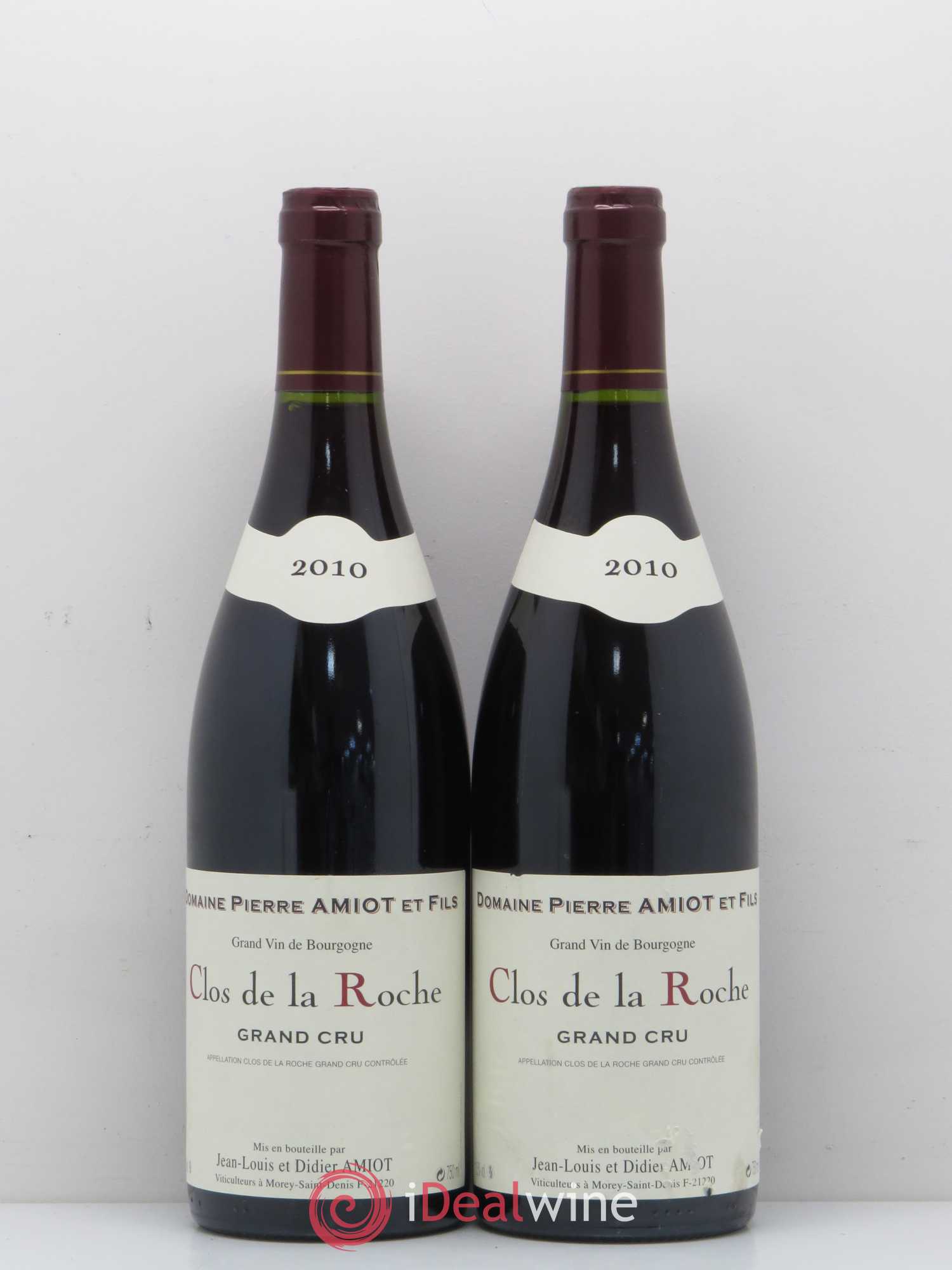ワイン DOMAIN DIDIER AMIOT CLOS DE LA ROCHE Amiot Clos de la Roche Grand Cru 2018 - Ansonia Wines