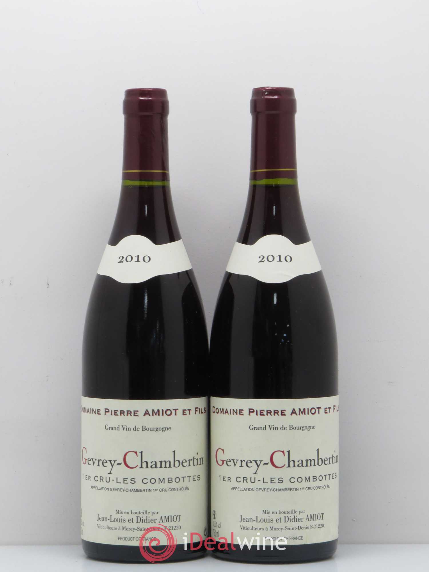 Gevrey-Chambertin 1er Cru Aux Combottes Domaine Pierre Amiot 2010 - Posten von 2 Flaschen - 0