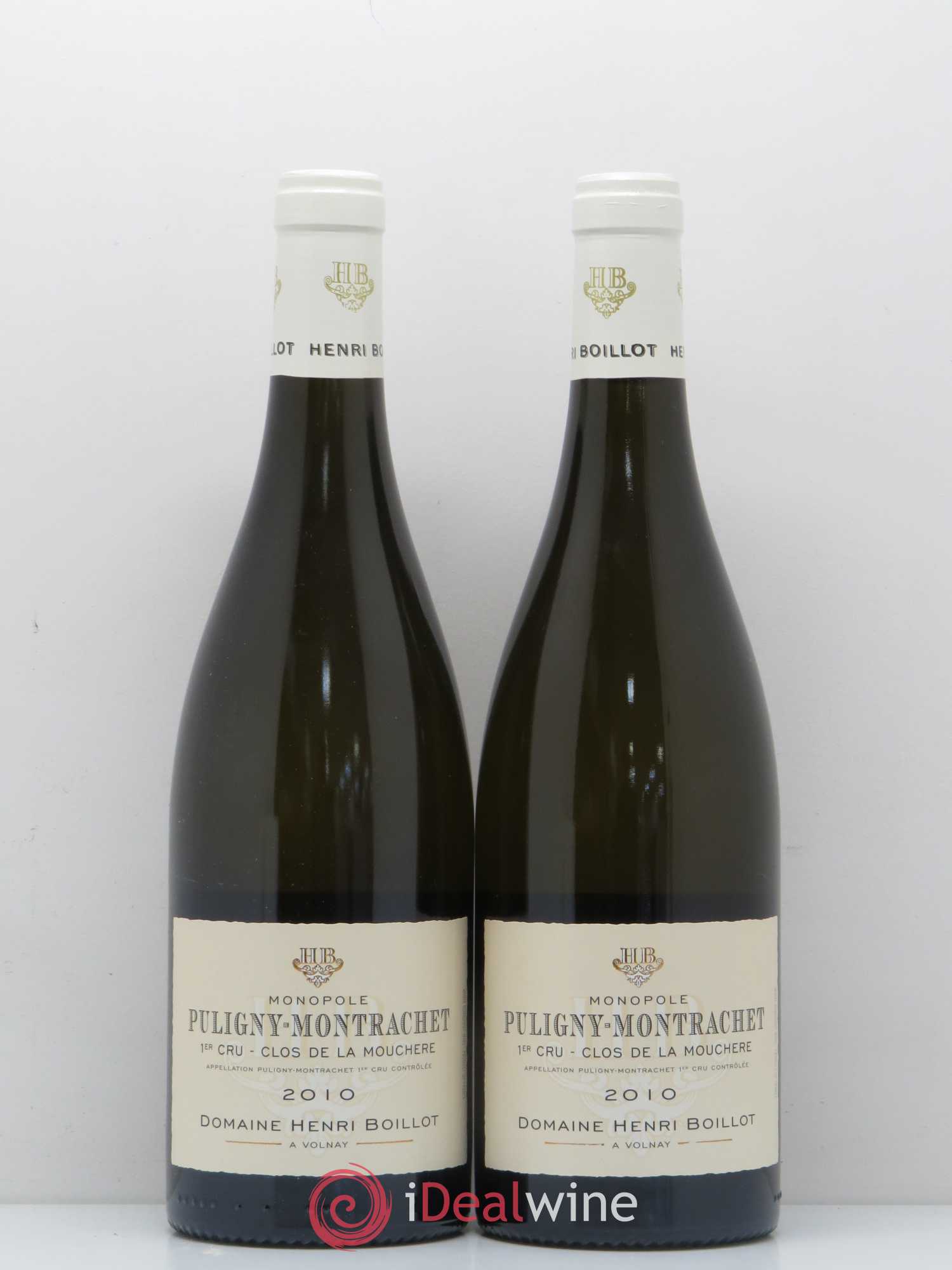 Puligny-Montrachet 1er Cru Clos de la Mouchère Henri Boillot (Domaine) 2010 - Lot de 2 bouteilles - 0