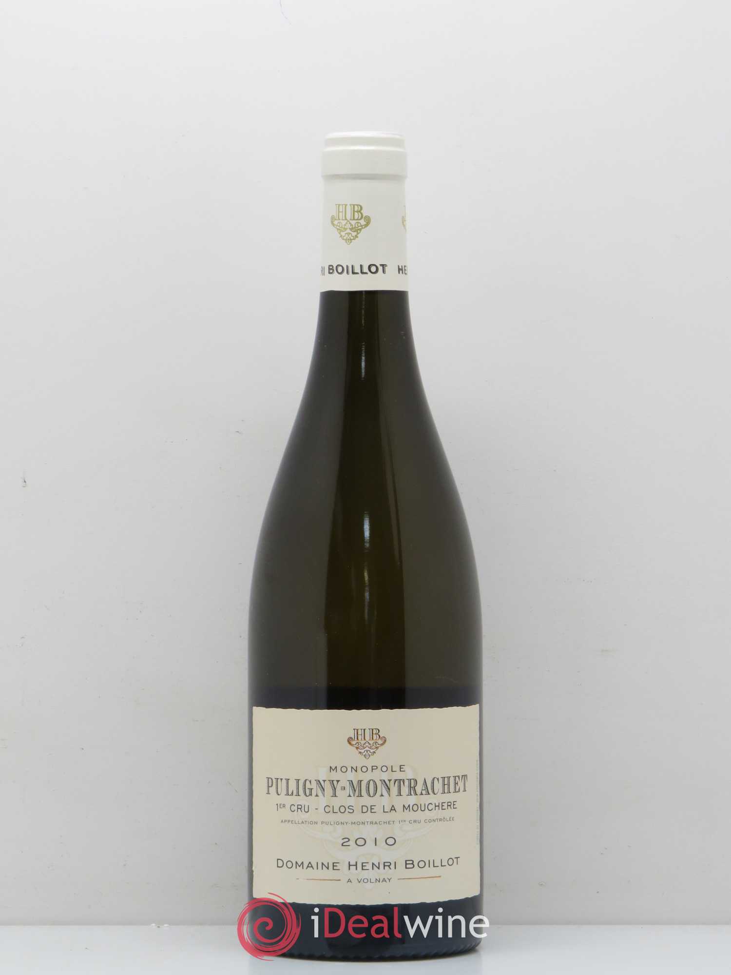 Puligny-Montrachet 1er Cru Clos de la Mouchère Henri Boillot (Domaine) 2010 - Lot de 1 bouteille - 0