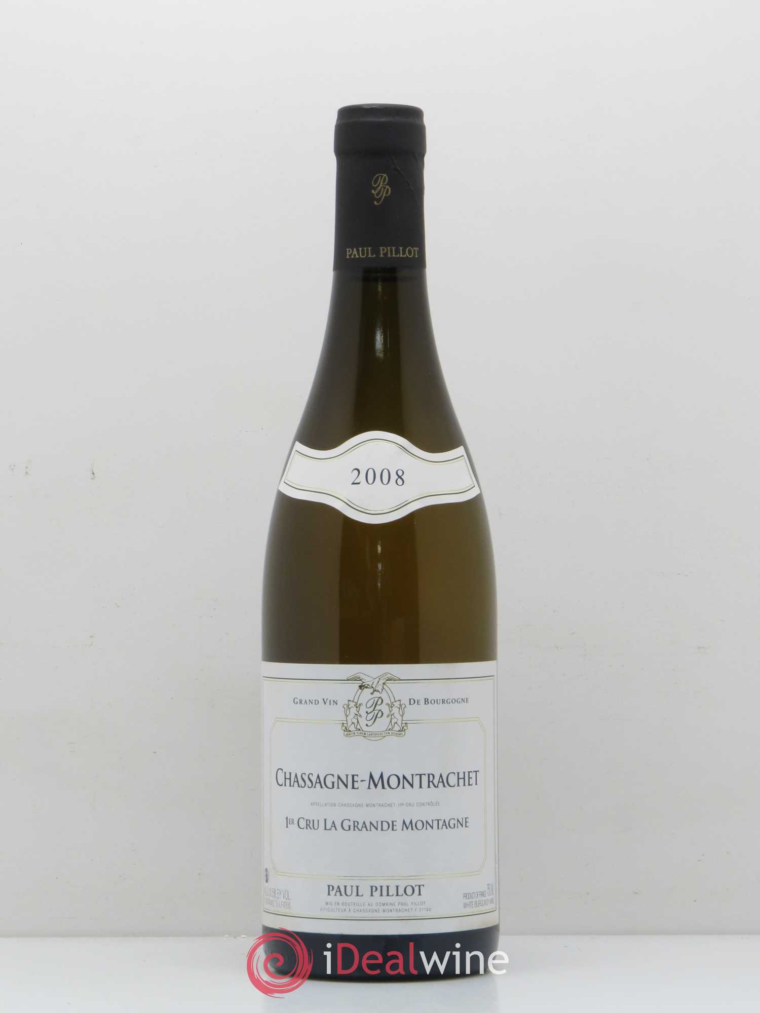 Chassagne-Montrachet 1er Cru La Grande Montagne Paul Pillot (Domaine) 2008 - Lot de 1 bouteille - 0