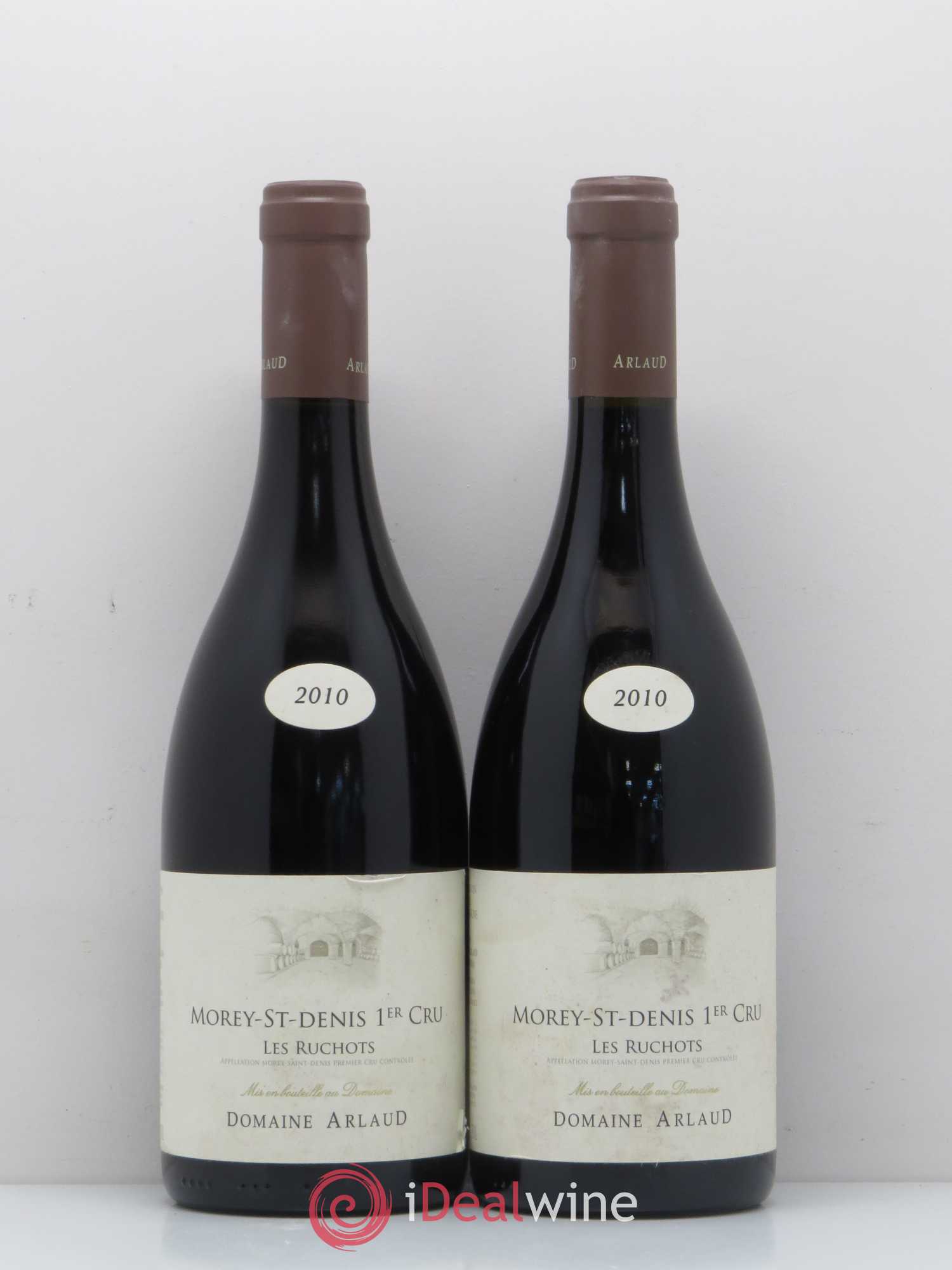 Morey-Saint-Denis 1er Cru Les Ruchots Arlaud 2010 - Lot de 2 bouteilles - 0