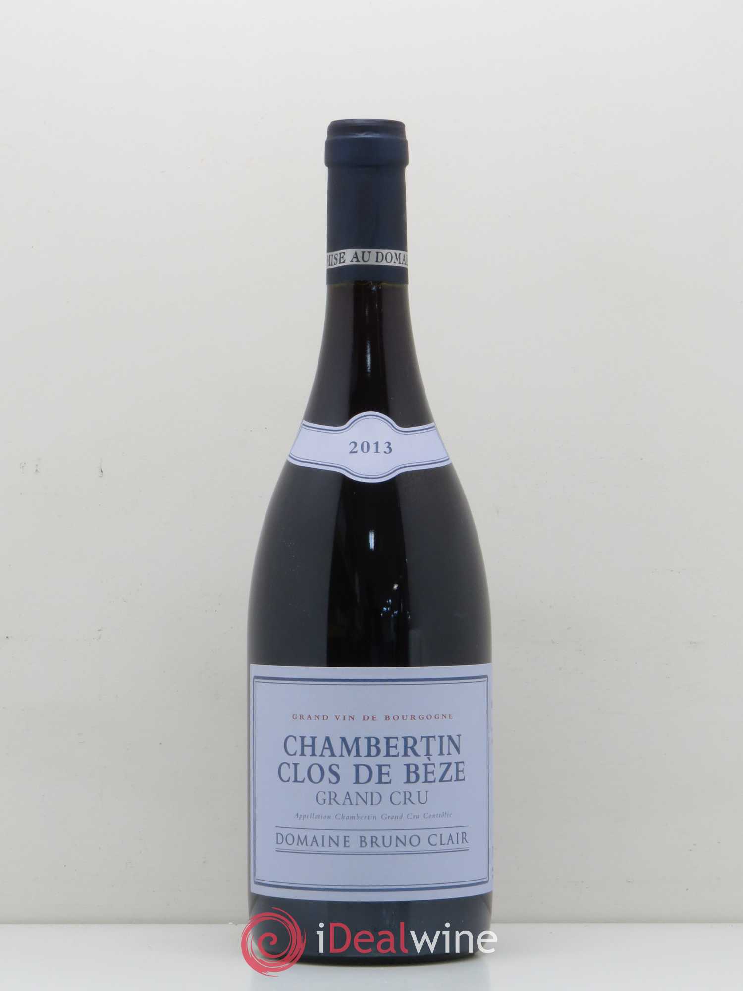 Chambertin Clos de Bèze Grand Cru Bruno Clair (Domaine) 2013 - Lot de 1 bouteille - 0