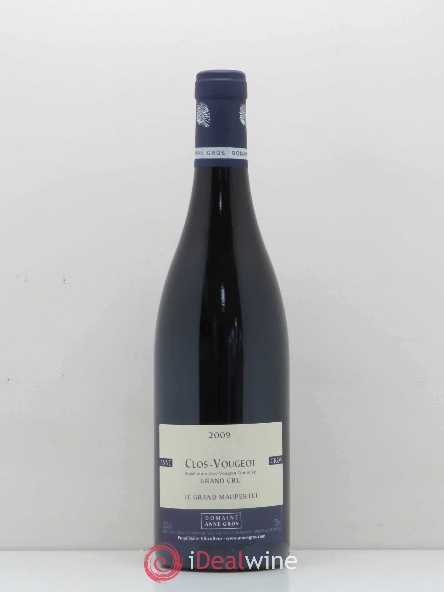 Clos de Vougeot Grand Cru Le Grand Maupertui Anne Gros 2009 - Lot de 1 bouteille - 0