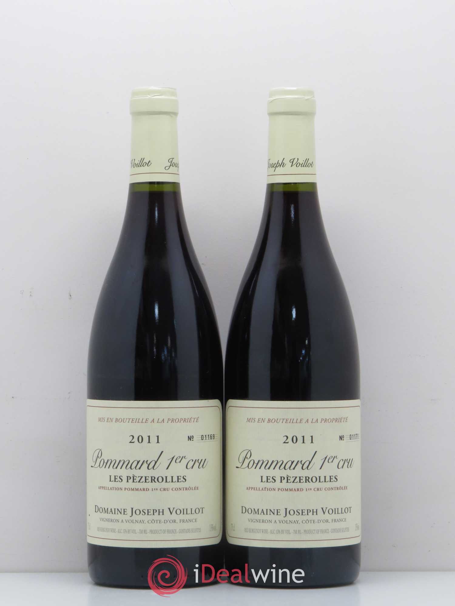 Pommard 1er Cru Les Pèzerolles Joseph Voillot (Domaine) 2011 - Lot de 2 bouteilles - 0