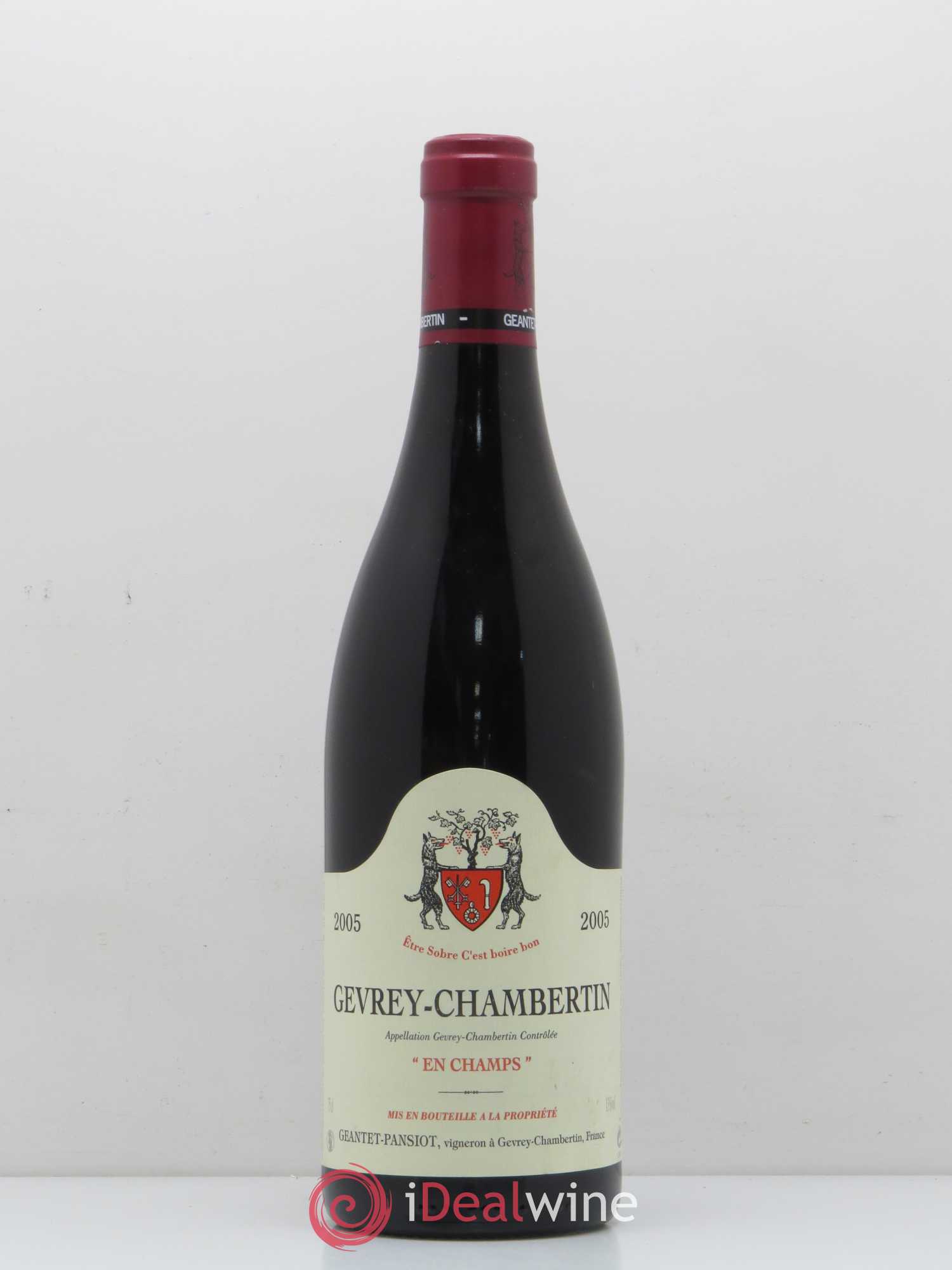 Gevrey-Chambertin En Champs Geantet-Pansiot 2005 - Lot de 1 bouteille - 0