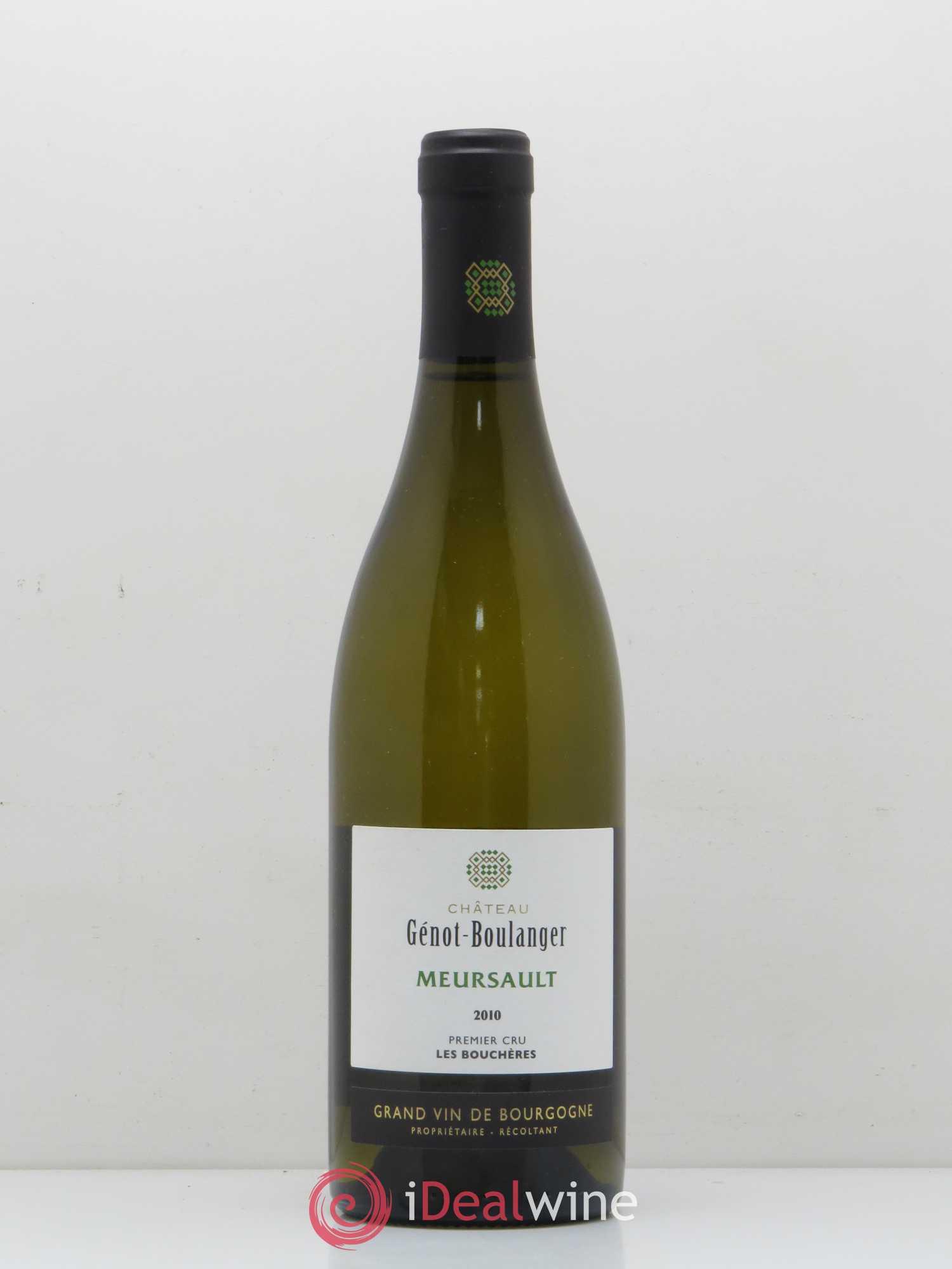 Meursault 1er Cru Domaine Genot Boulanger 2010 - Posten von 1 Flasche - 0