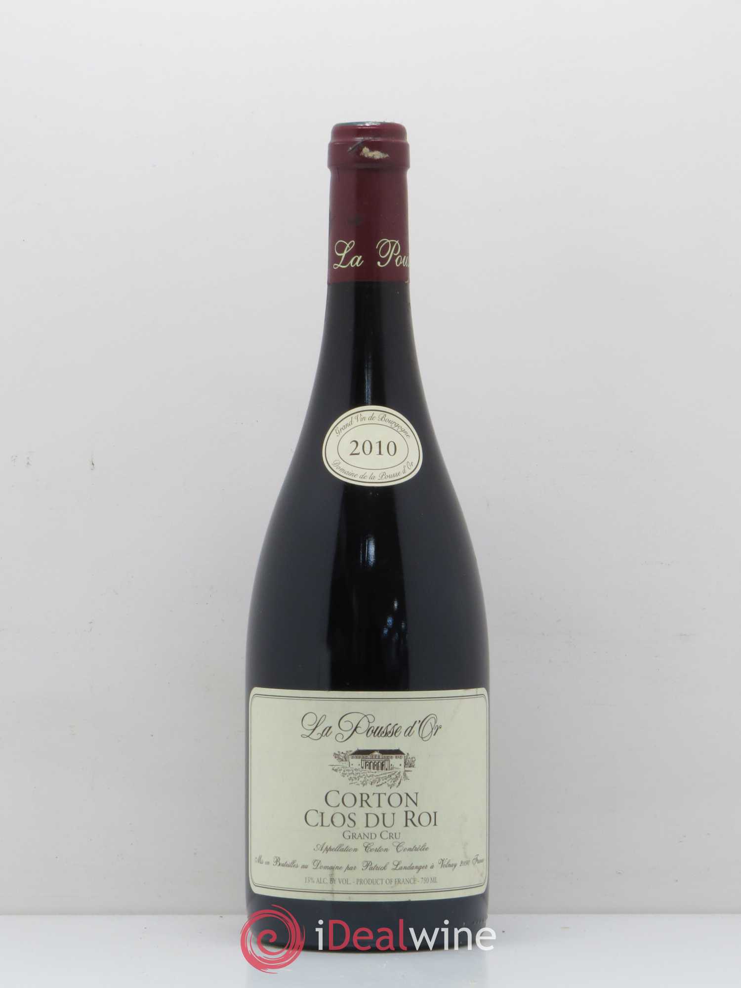 Corton Grand Cru Clos du Roi La Pousse d'Or (Domaine de) 2010 - Lot de 1 bouteille - 0