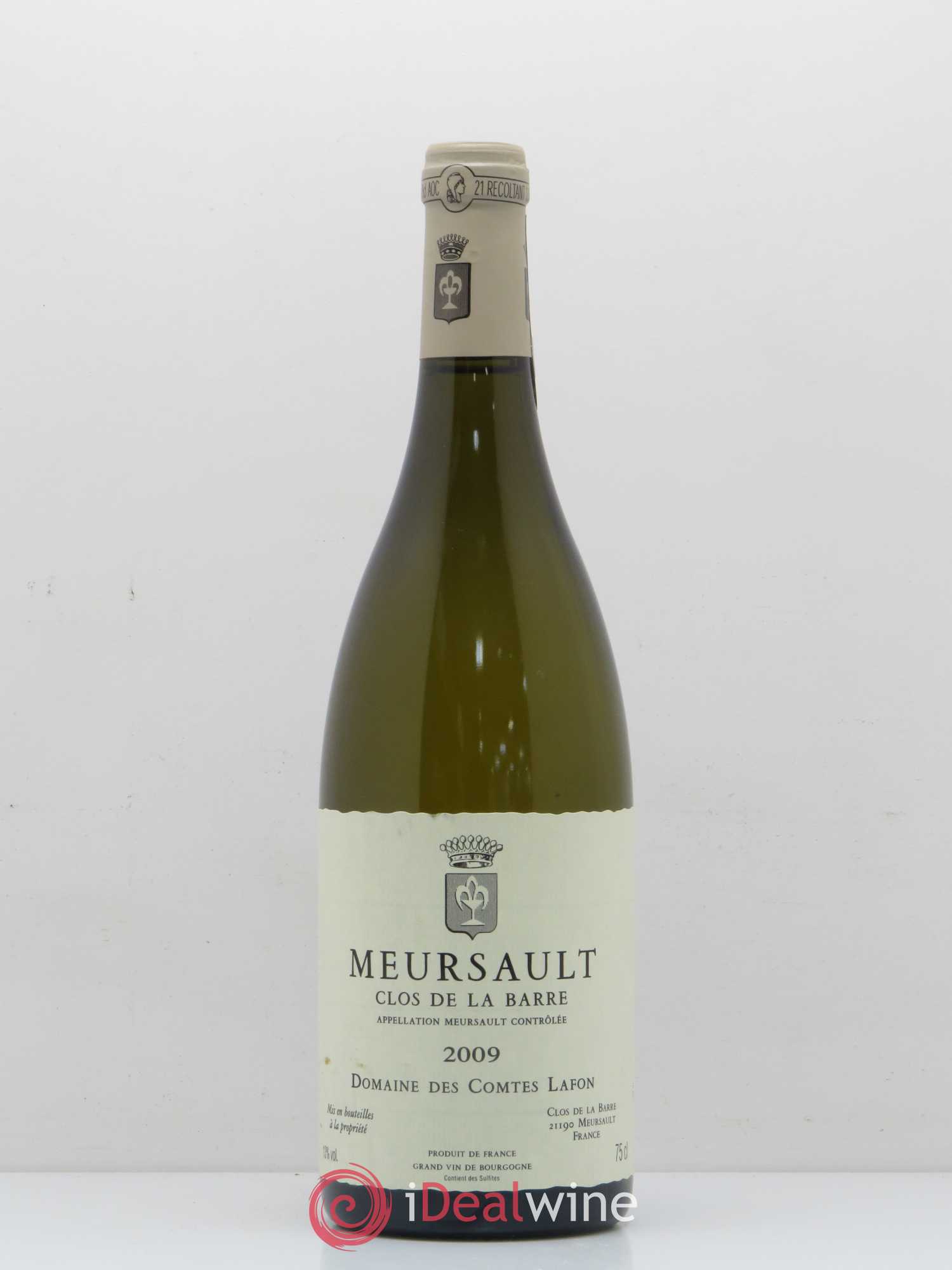 Meursault Clos de la Barre Comtes Lafon (Domaine des) 2009 - Lot de 1 bouteille - 0