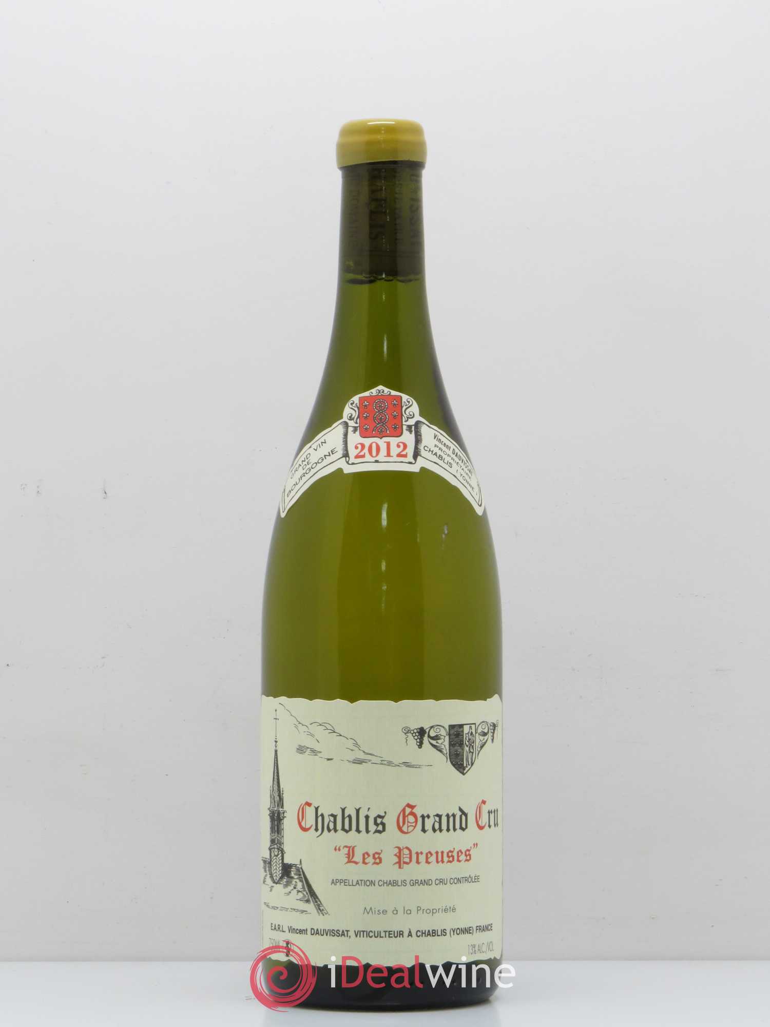 Chablis Grand Cru Les Preuses Vincent Dauvissat (Domaine) 2012 - Lot de 1 bouteille - 0