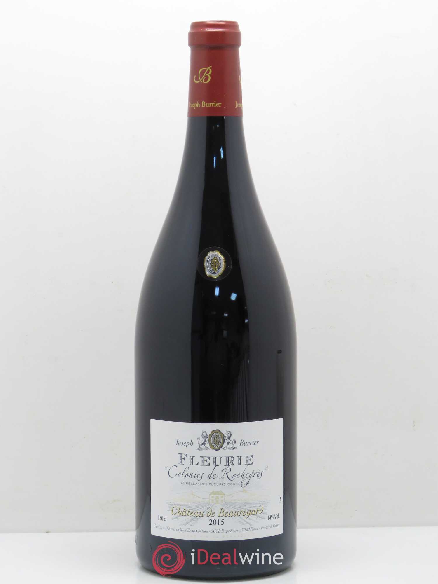 Fleurie Colonies de Rochegres Château de Beauregard (sans prix de réserve) 2015 - Posten von 1 Magnum - 0