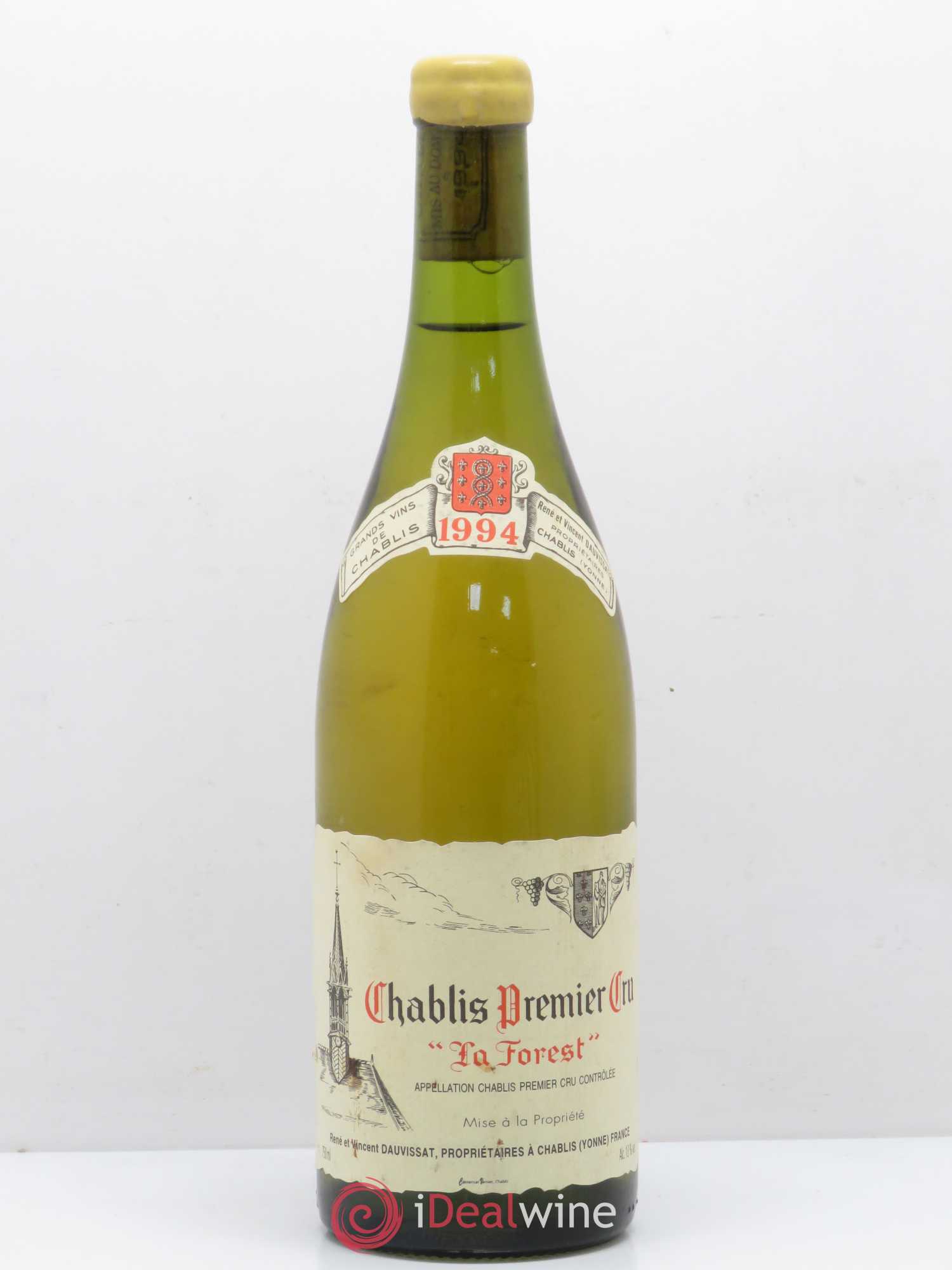 Chablis 1er Cru La Forest Vincent Dauvissat (Domaine) 1994 - Lot de 1 bouteille - 0