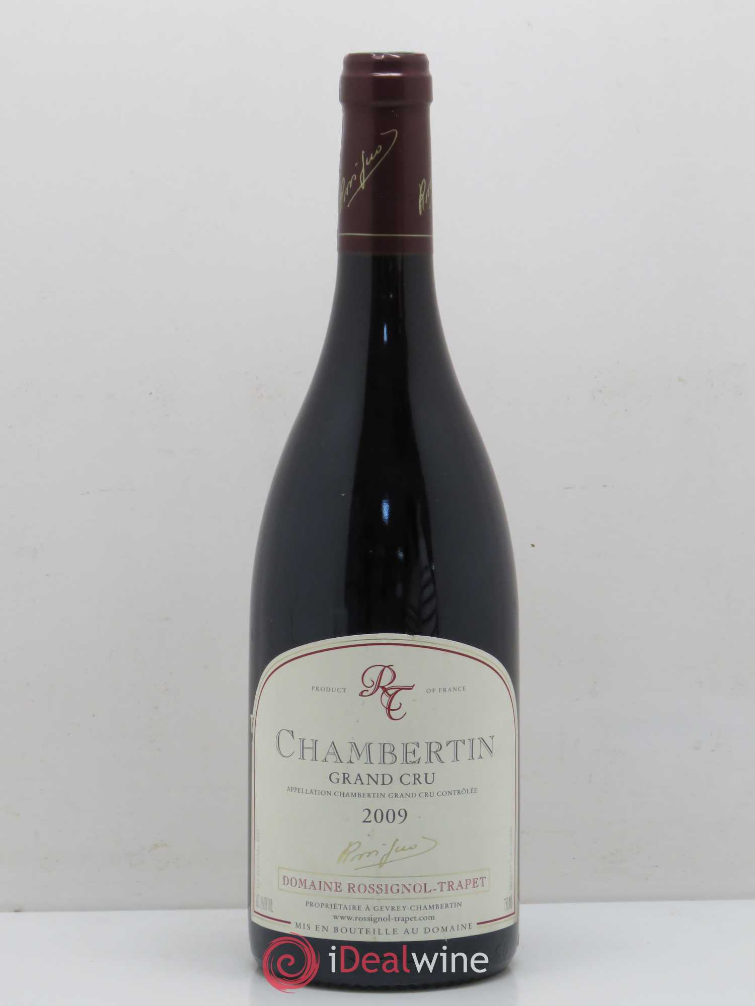 Chambertin Grand Cru Rossignol-Trapet (Domaine) 2009 - Lot de 1 bouteille - 0