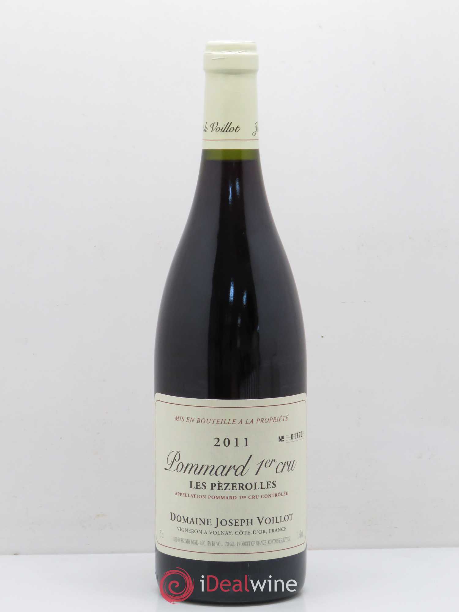 Pommard 1er Cru Les Pèzerolles Joseph Voillot (Domaine) 2011 - Lot de 1 bouteille - 0