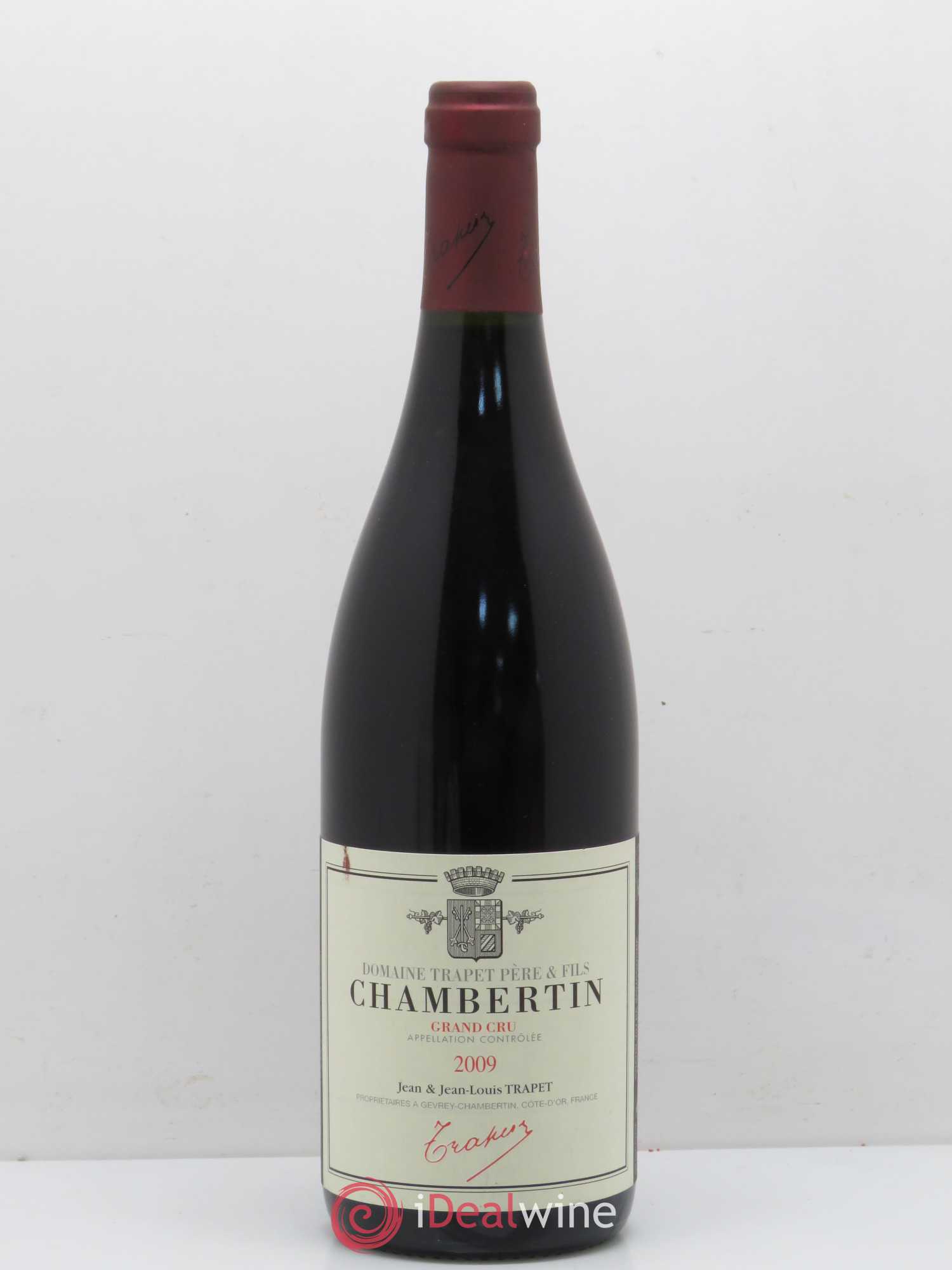 Chambertin Grand Cru Domaine Trapet 2009 - Lot de 1 bouteille - 0