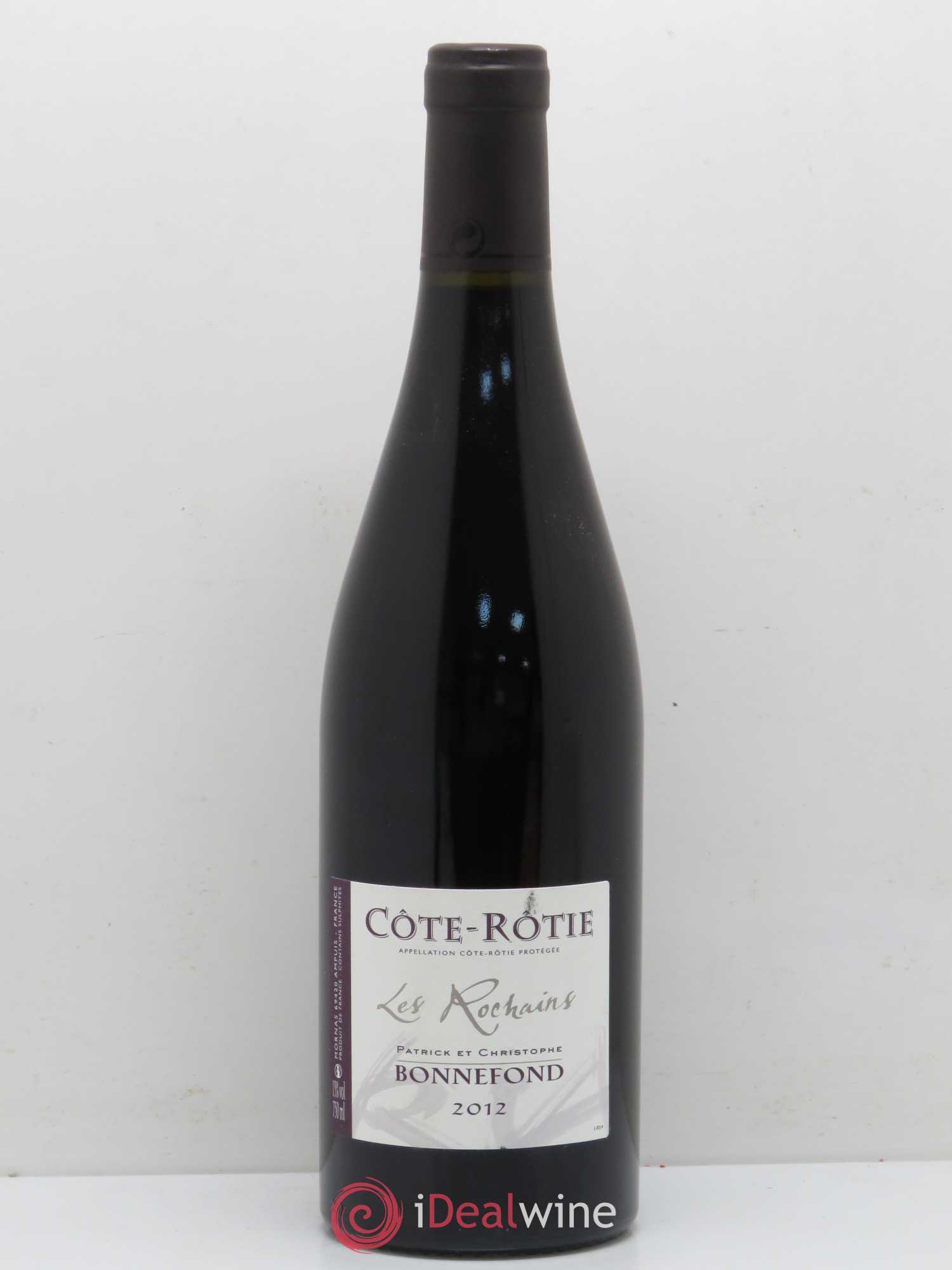 Côte-Rôtie Les Rochains Domaine Bonnefond 2012 - Lot de 1 bouteille - 0