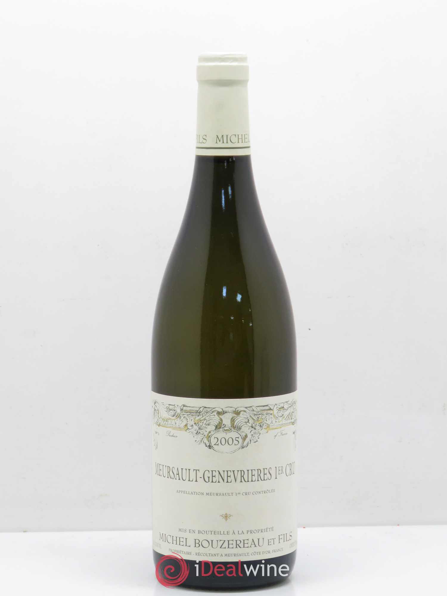 Meursault 1er Cru Les Genevrières Michel Bouzereau et Fils (Domaine) 2005 - Lot de 1 bouteille - 0