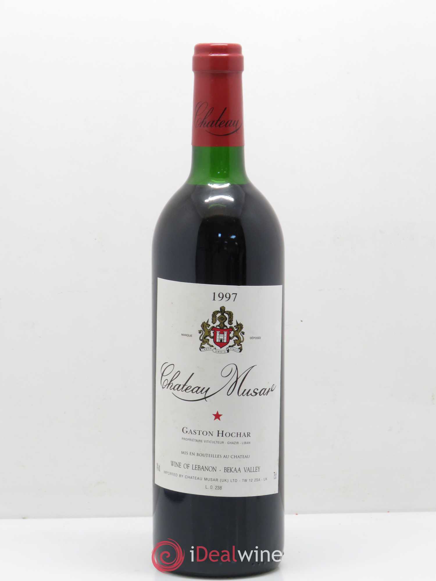 Château Musar Serge Hochar 1997 - Lot de 1 bouteille - 0