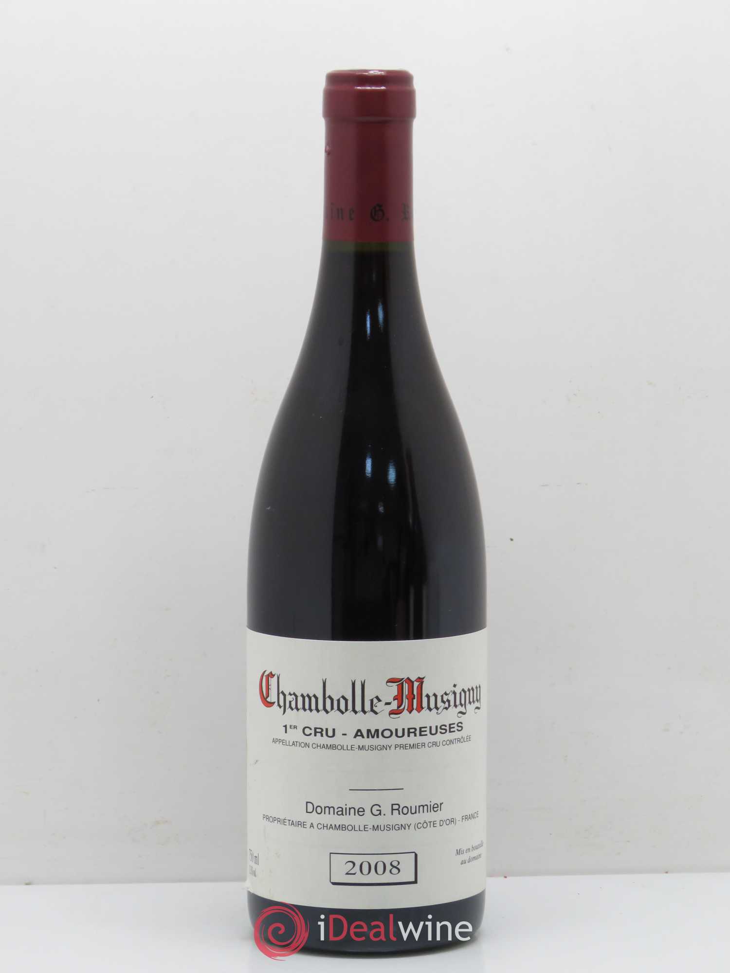 Chambolle-Musigny 1er Cru Les Amoureuses Georges Roumier (Domaine) 2008 - Lot de 1 bouteille - 0