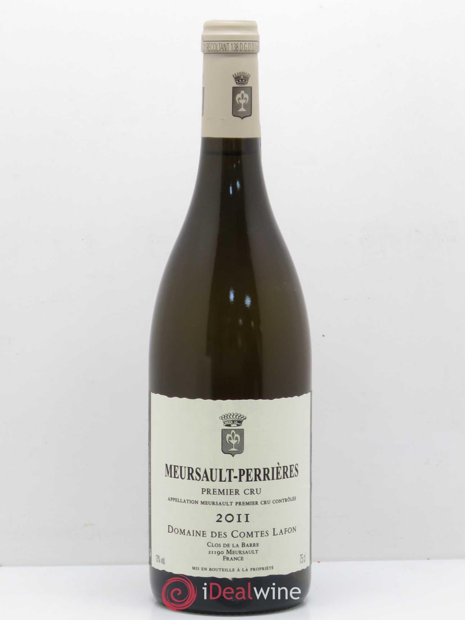 Meursault 1er Cru Perrières Comtes Lafon (Domaine des) 2011 - Lot de 1 bouteille - 0