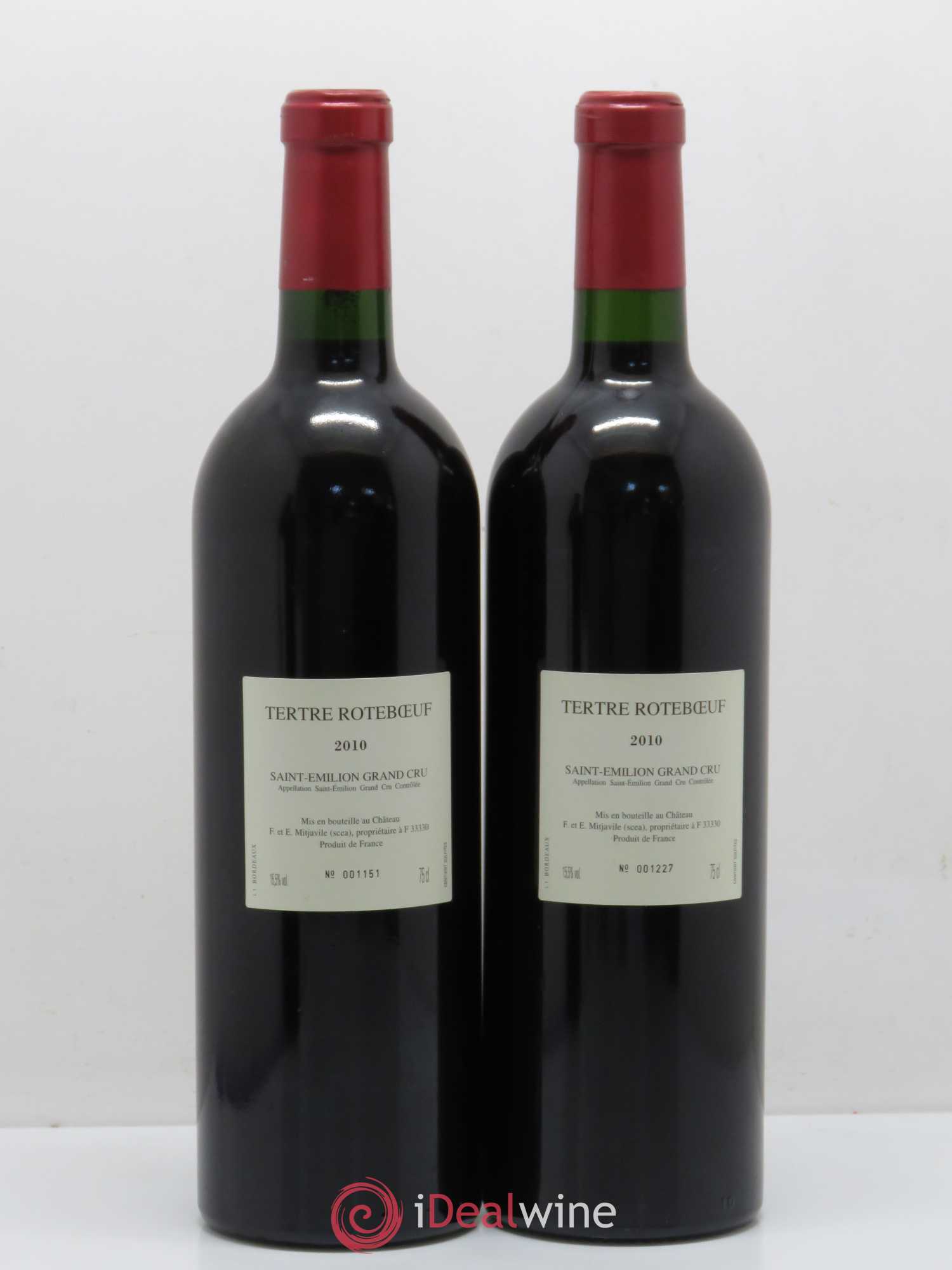 Château Tertre Roteboeuf 2010 - Lot de 2 bouteilles - 1