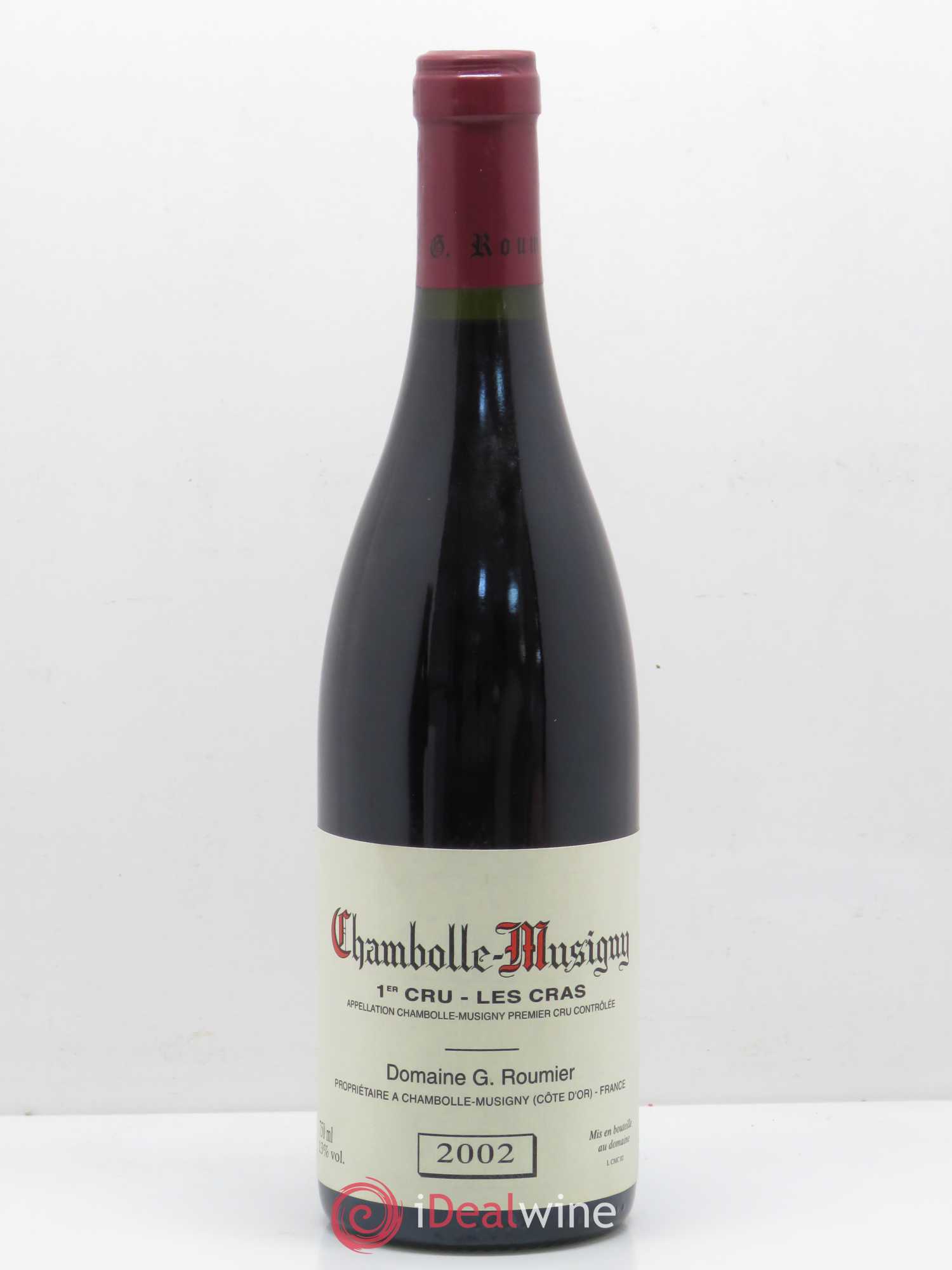 Chambolle-Musigny 1er Cru Les Cras Georges Roumier (Domaine) 2002 - Lot de 1 bouteille - 0
