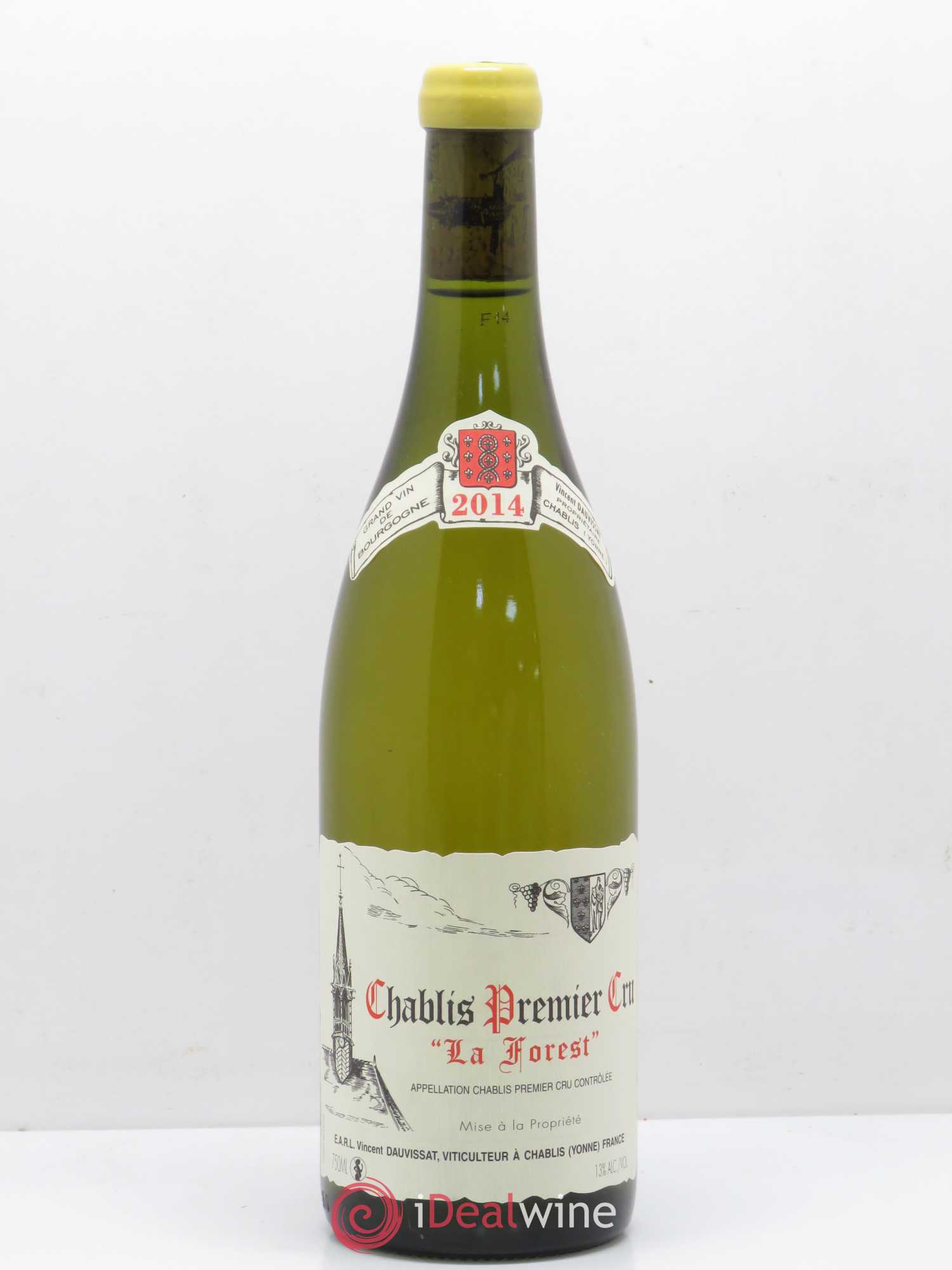 Chablis 1er Cru La Forest Vincent Dauvissat (Domaine) 2014 - Lot de 1 bouteille - 0