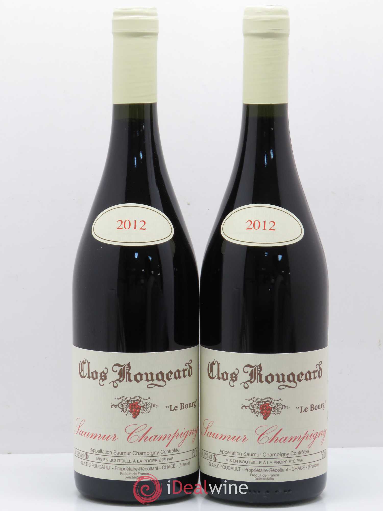 Saumur-Champigny Le Bourg Clos Rougeard 2012 - Lot de 2 bouteilles - 0
